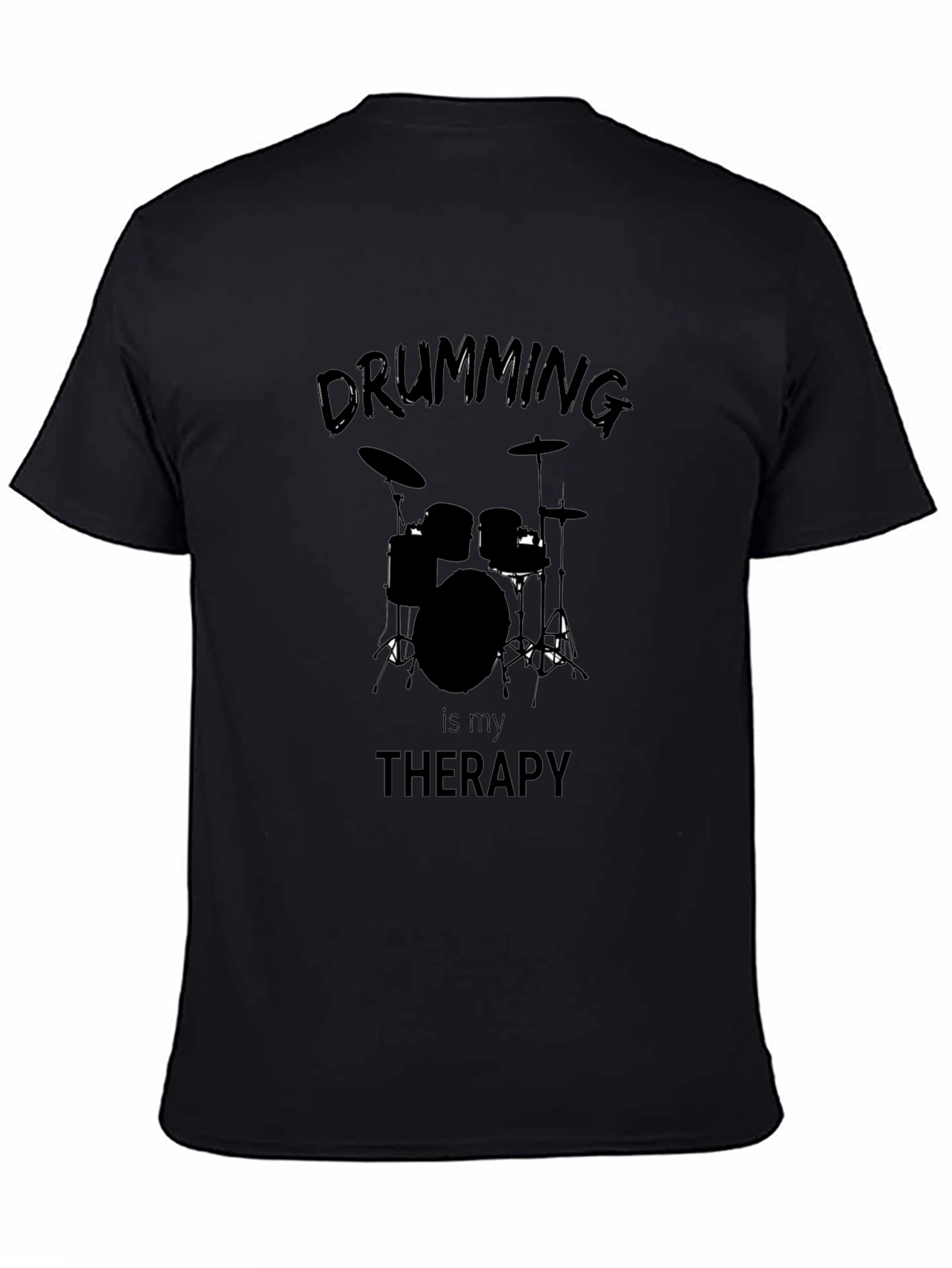 Drumming is My Therapy Graphic T-Shirt