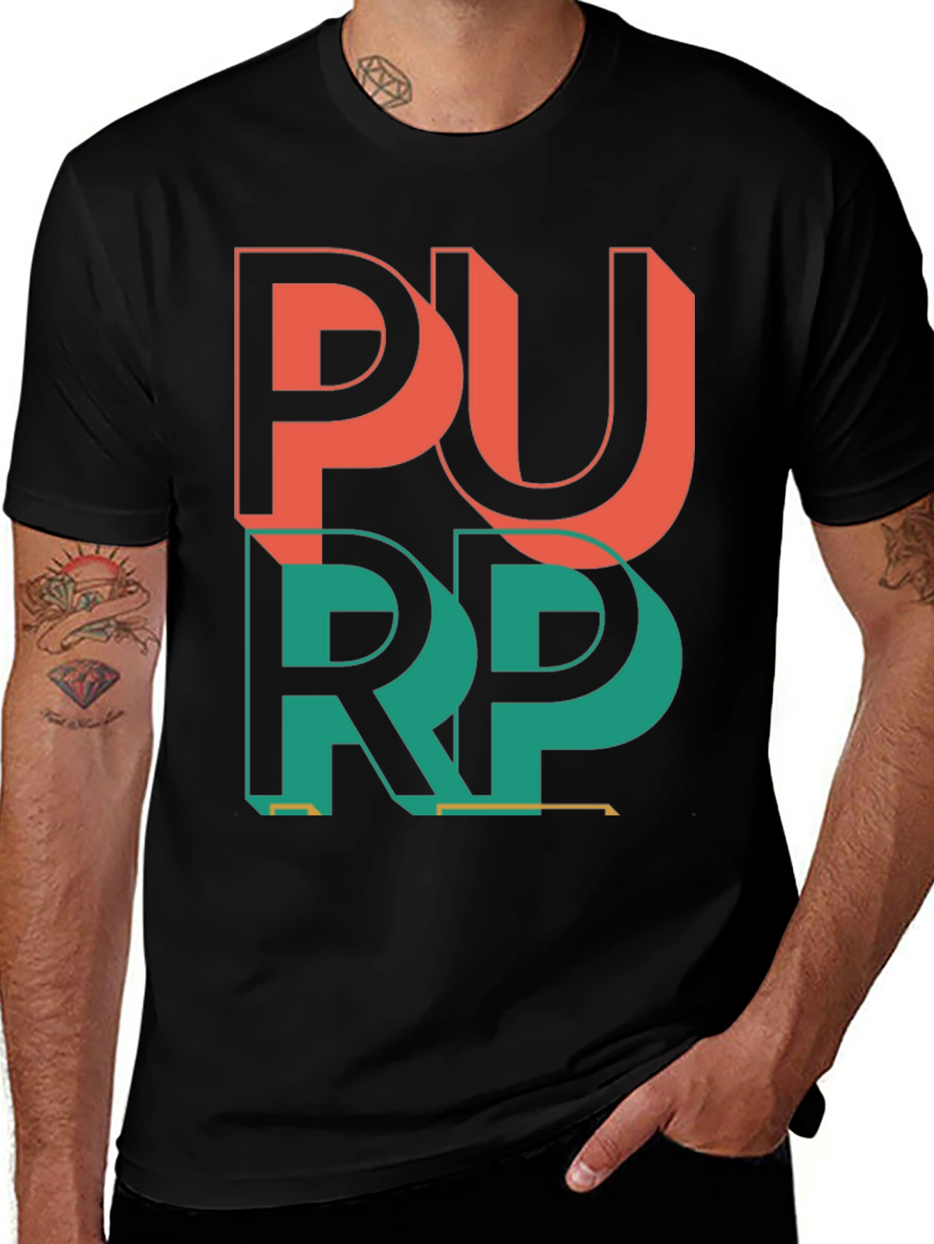PURRP Graphic Tee - Bold Statement Streetwear