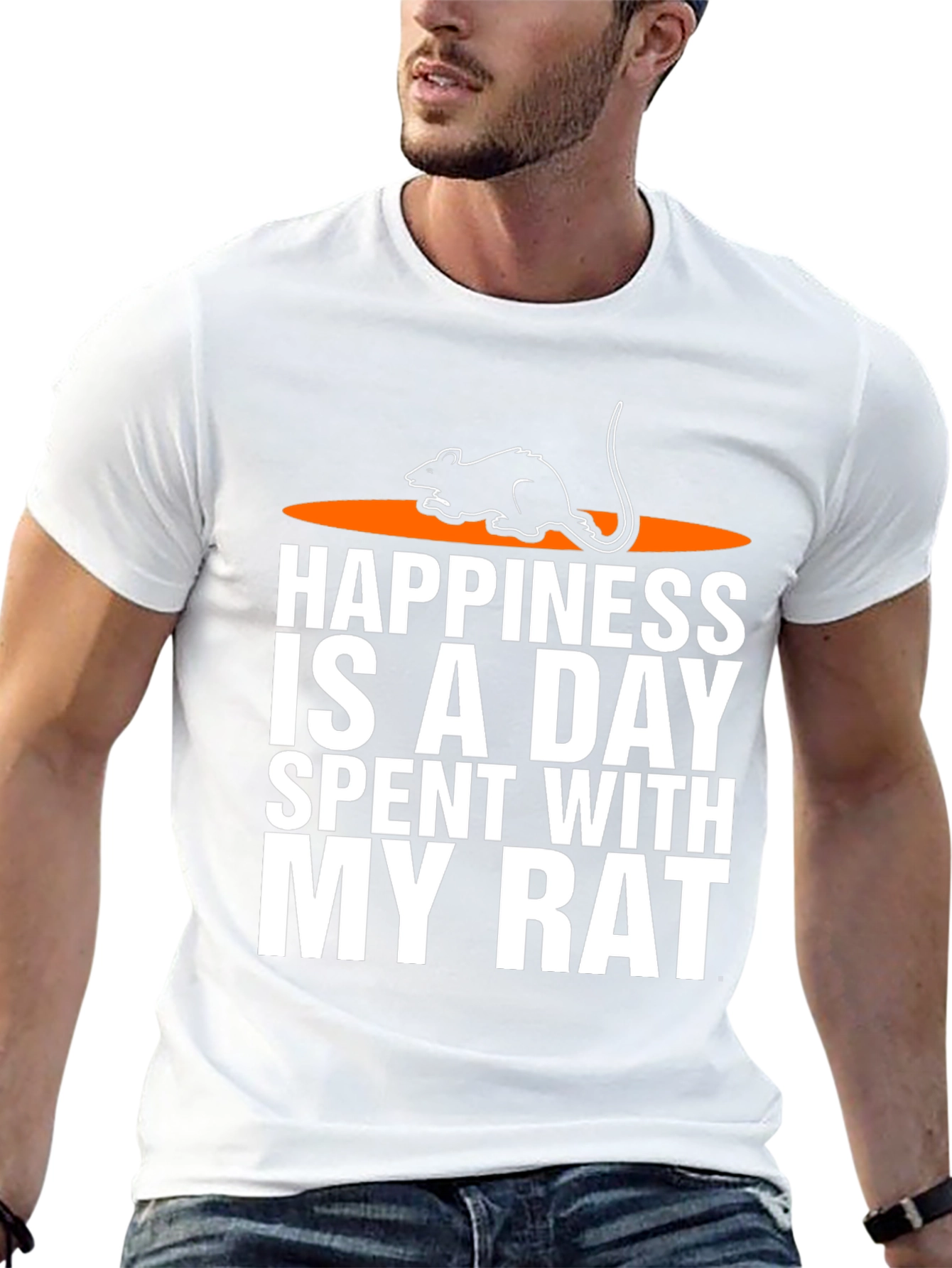 Happiness is a Day Spent with My Rat T-Shirt