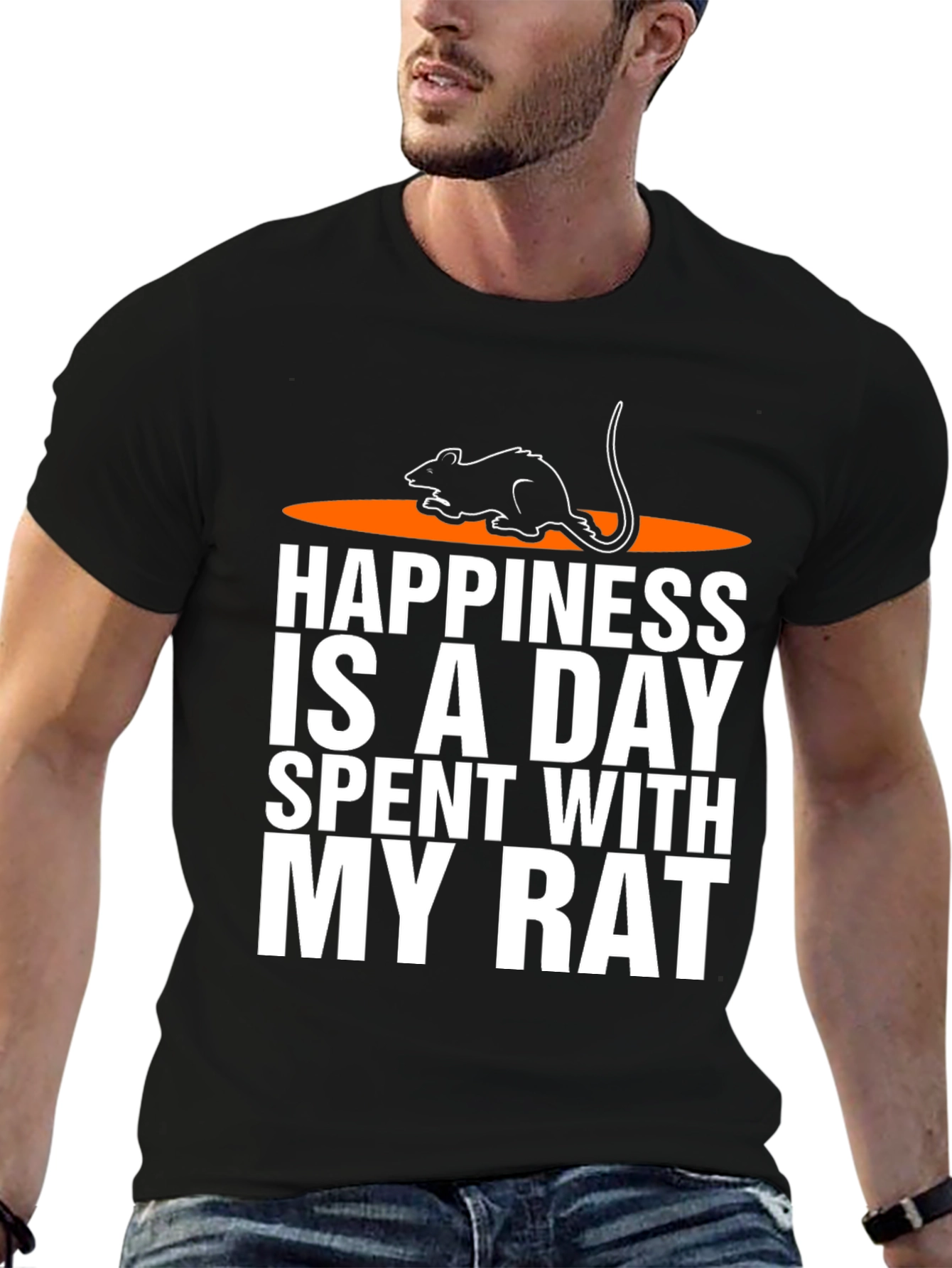 Happiness is a Day Spent with My Rat T-Shirt
