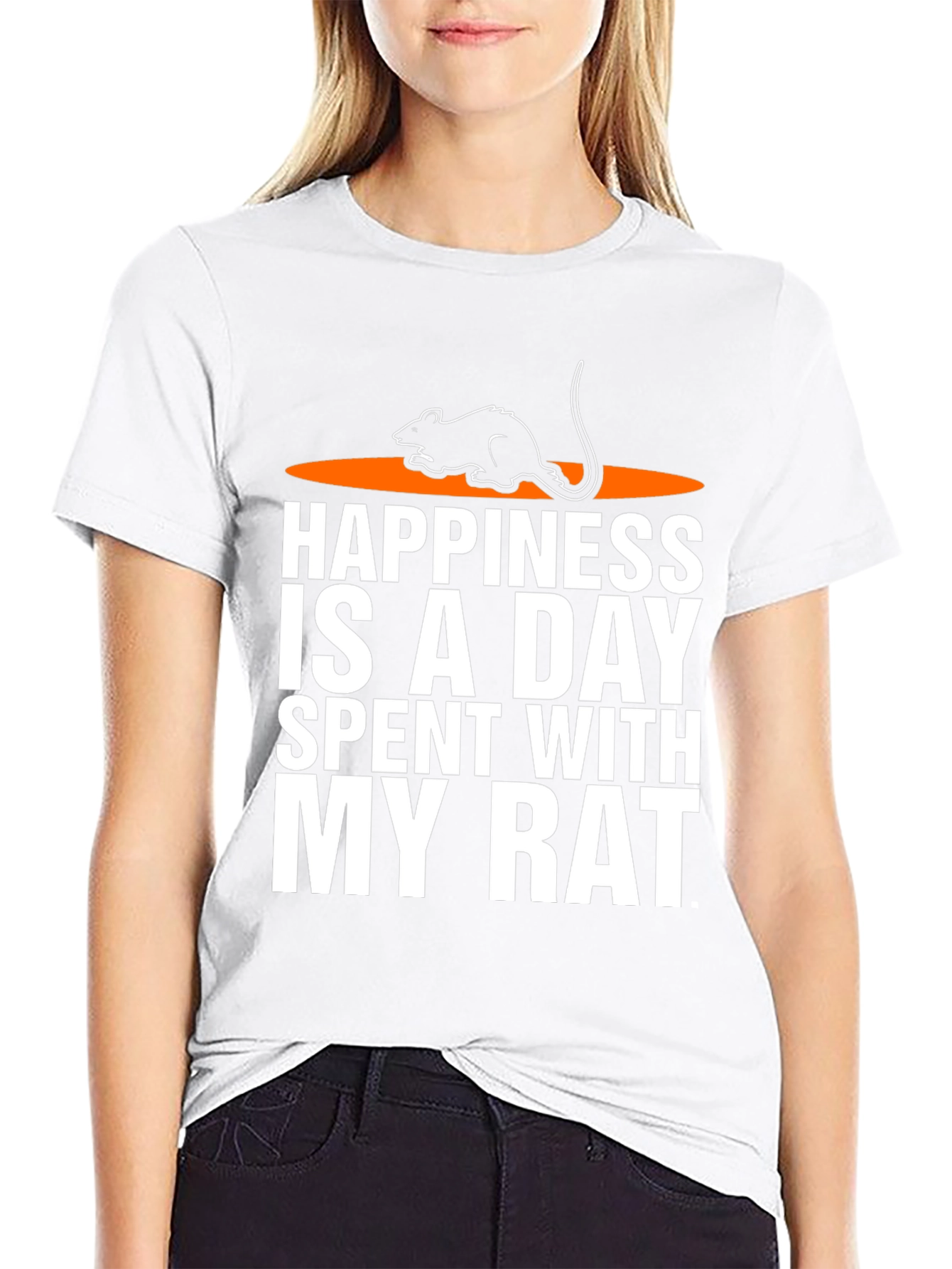 Happiness is a Day Spent with My Rat T-Shirt