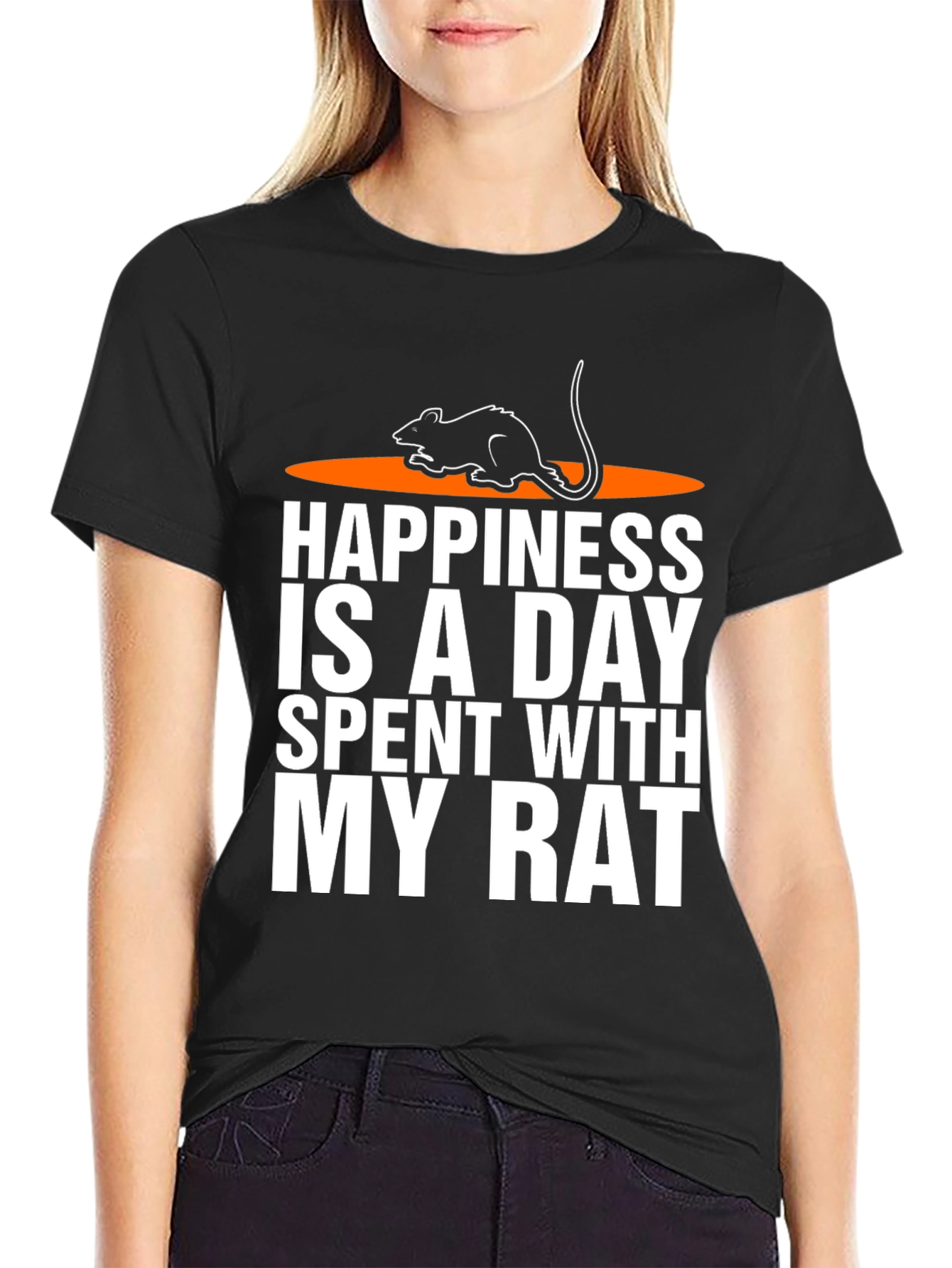 Happiness is a Day Spent with My Rat T-Shirt