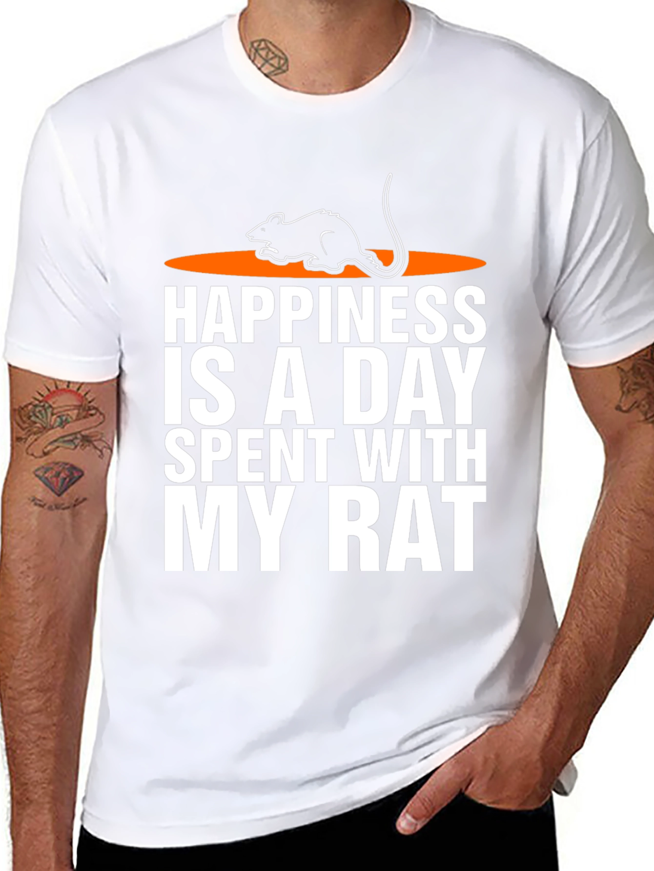 Happiness is a Day Spent with My Rat T-Shirt