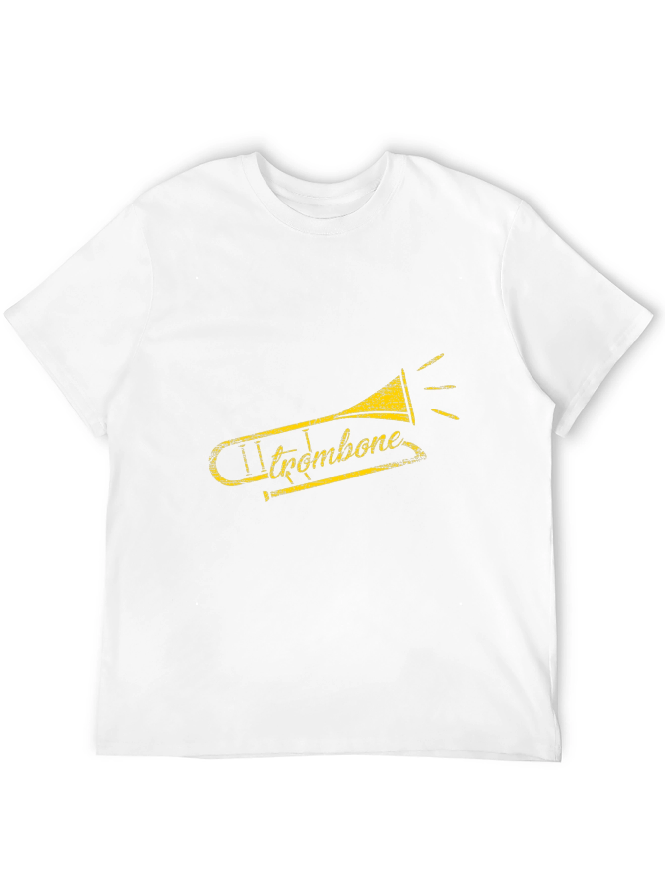 Trombone Graphic Tee - Music Lovers T-Shirt