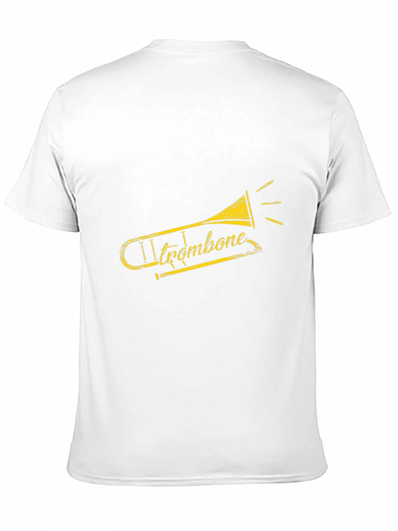 Trombone Graphic Tee - Music Lovers T-Shirt