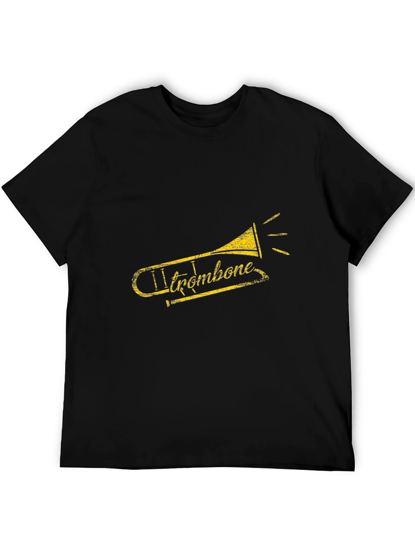 Trombone Graphic Tee - Music Lovers T-Shirt