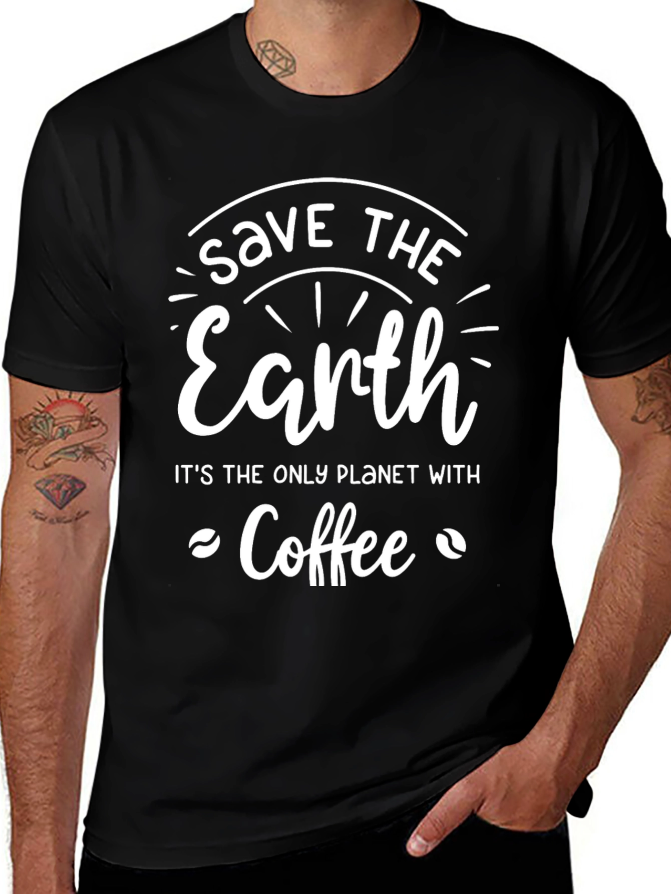 Save the Earth Coffee T-Shirt