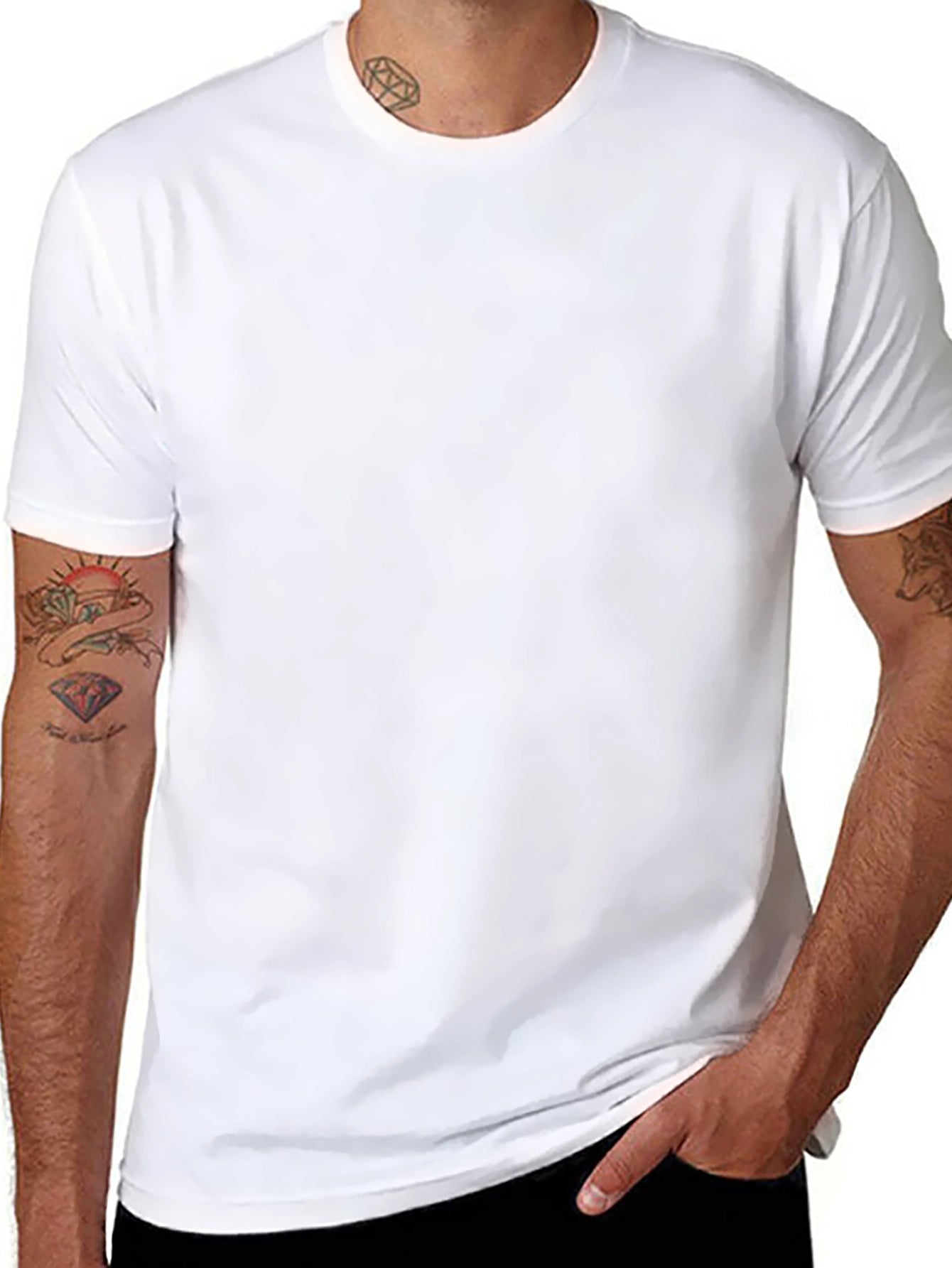 Classic Black Crew Neck T-Shirt