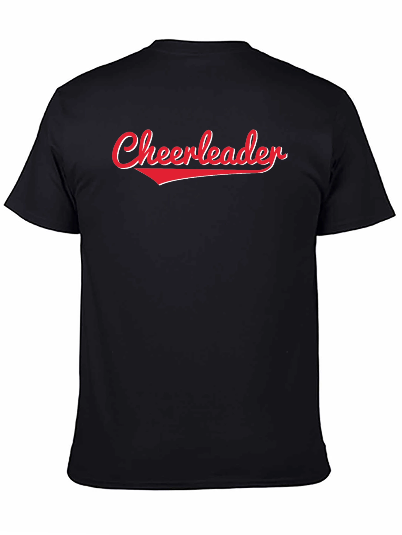 Cheerleader Graphic Tee - Classic Black T-Shirt