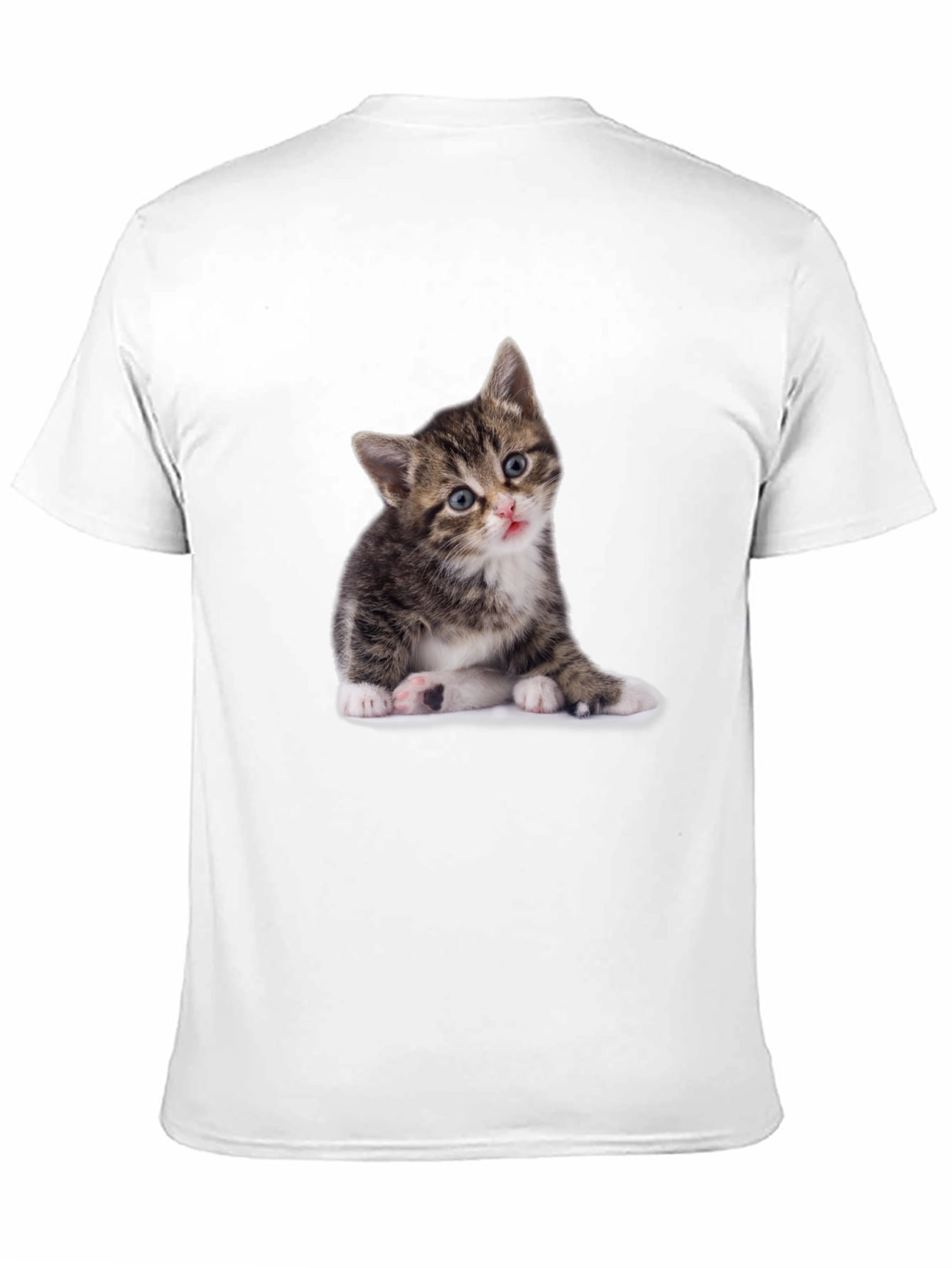 Cute Kitten Graphic Tee - Unisex Black T-Shirt