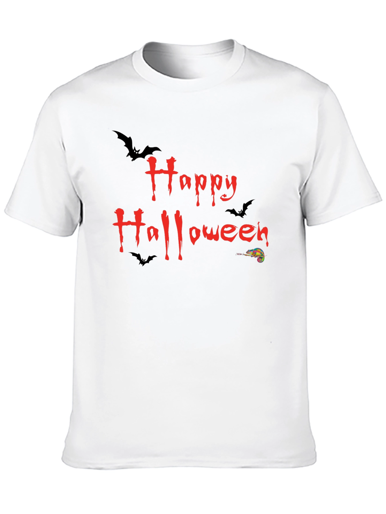 Happy Halloween Bats Graphic T-Shirt