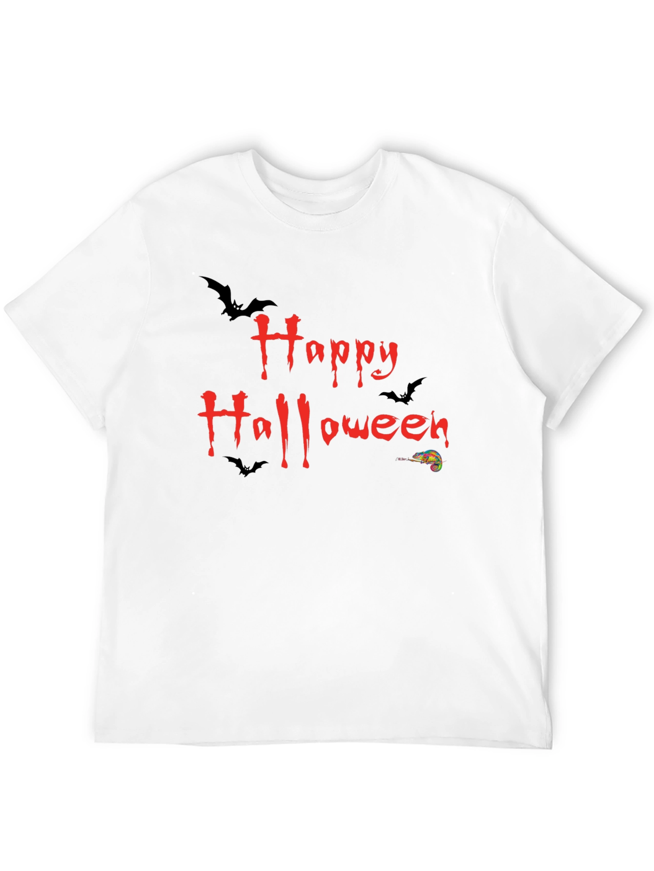 Happy Halloween Bats Graphic T-Shirt