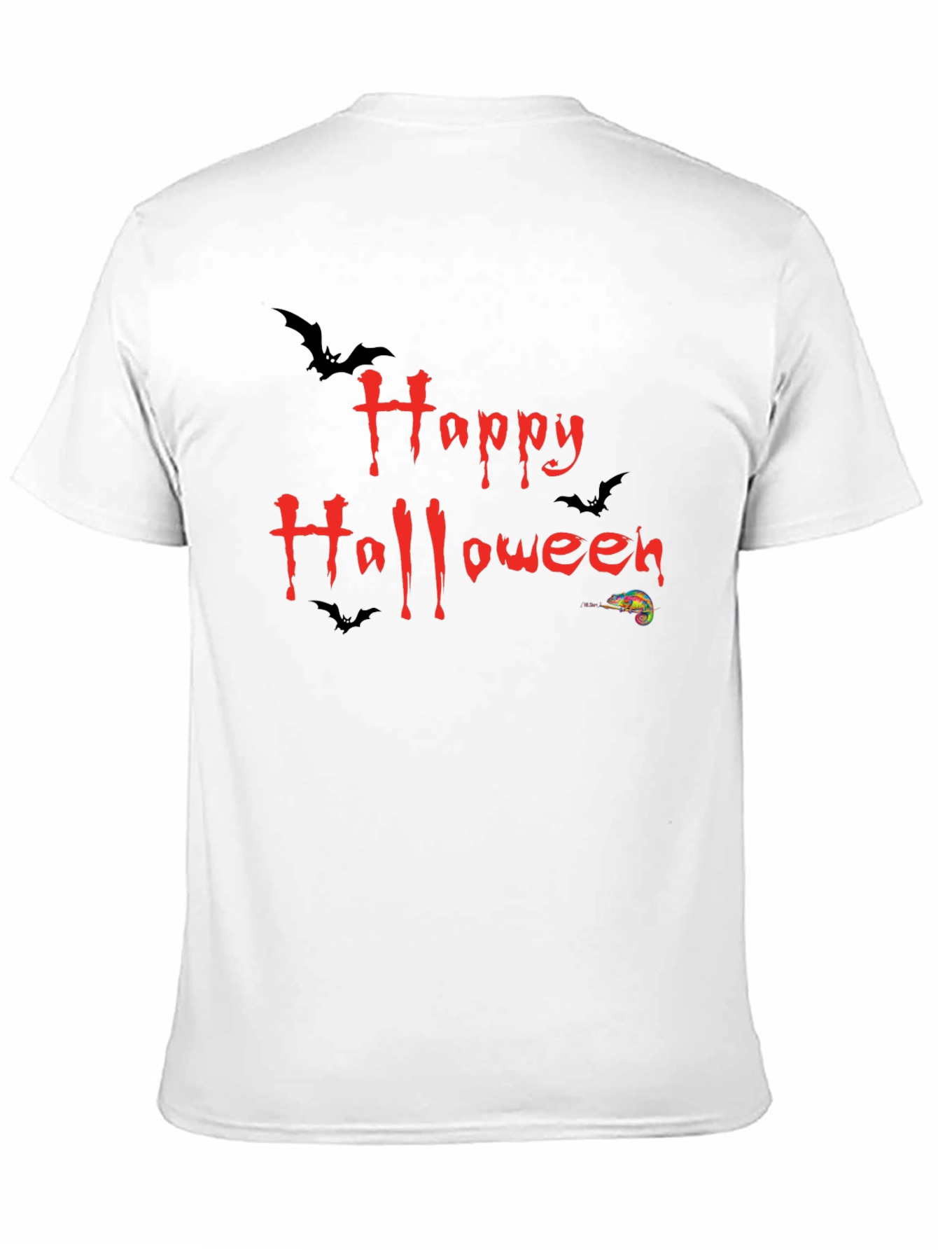 Happy Halloween Bats Graphic T-Shirt