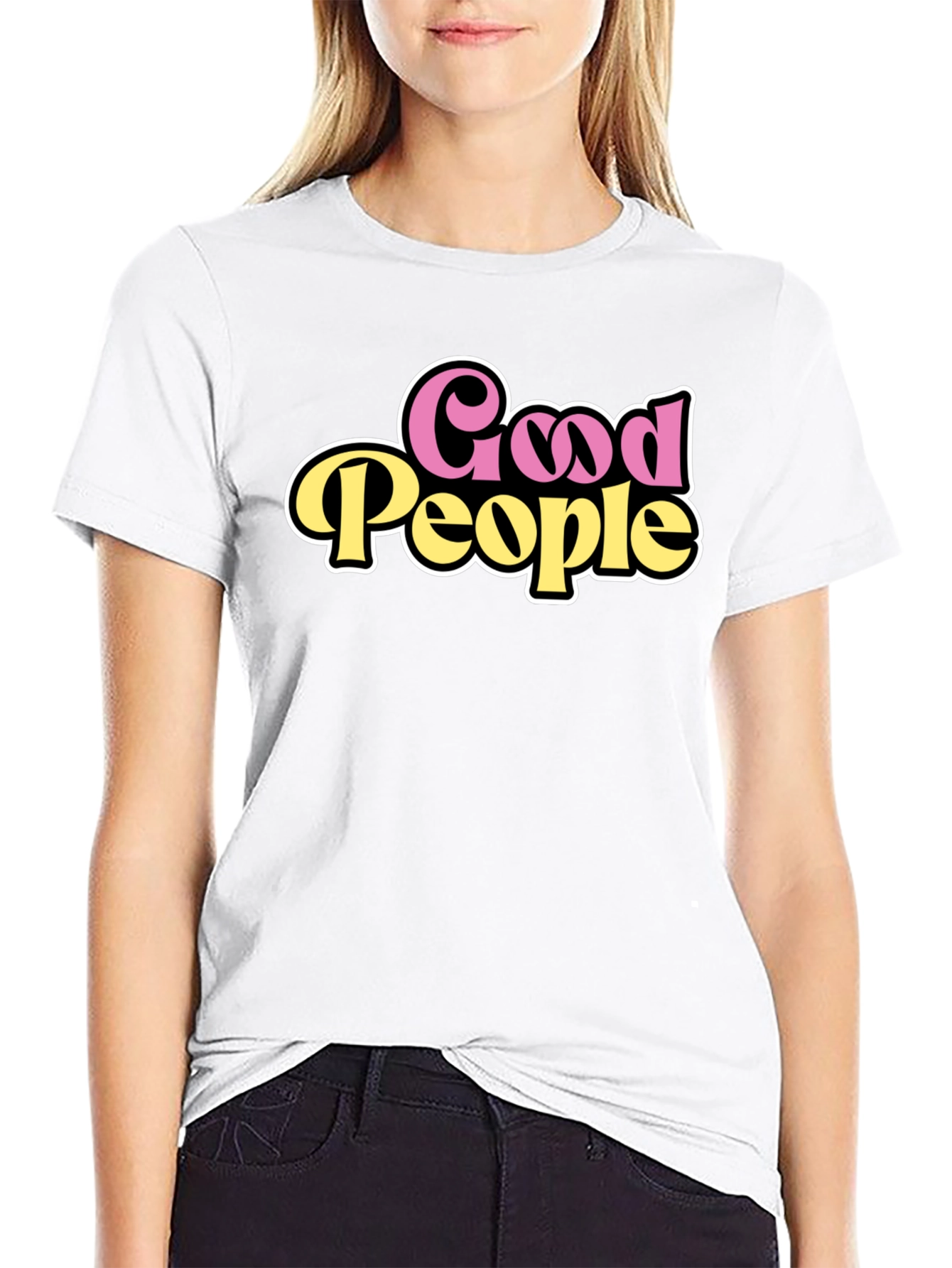 Good People Graphic Tee - Retro Style