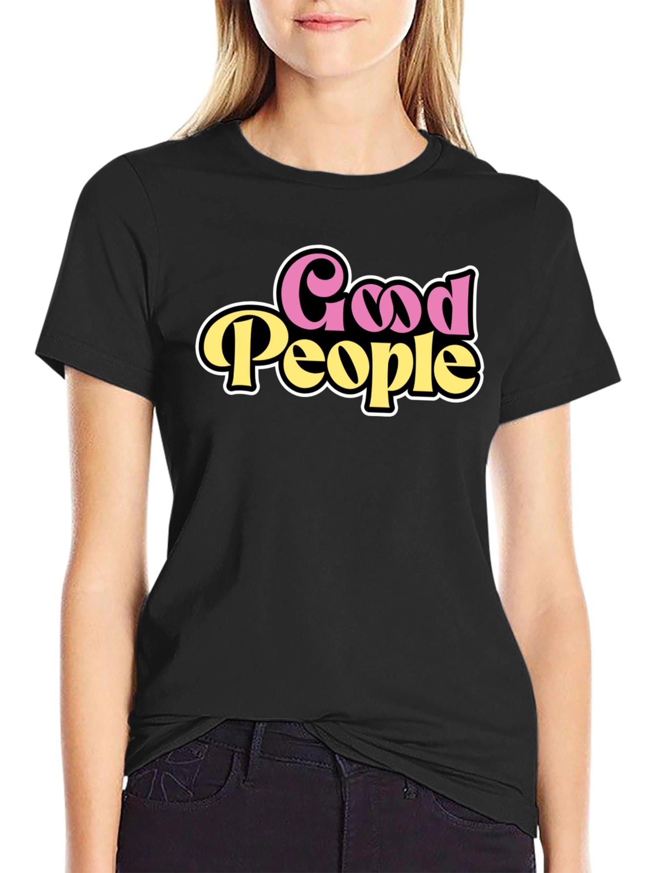 Good People Graphic Tee - Retro Style