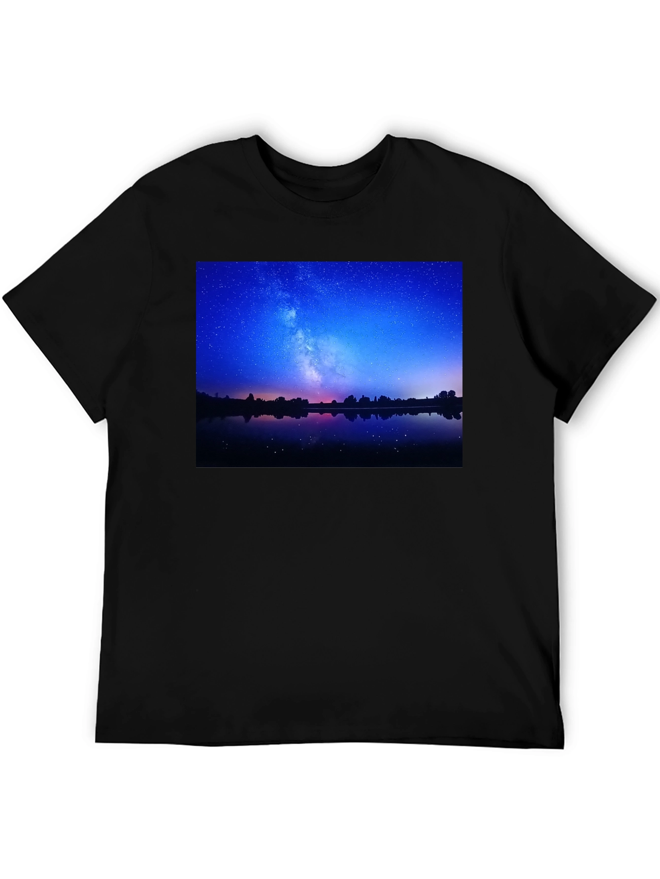 Night Sky Reflection Graphic T-Shirt