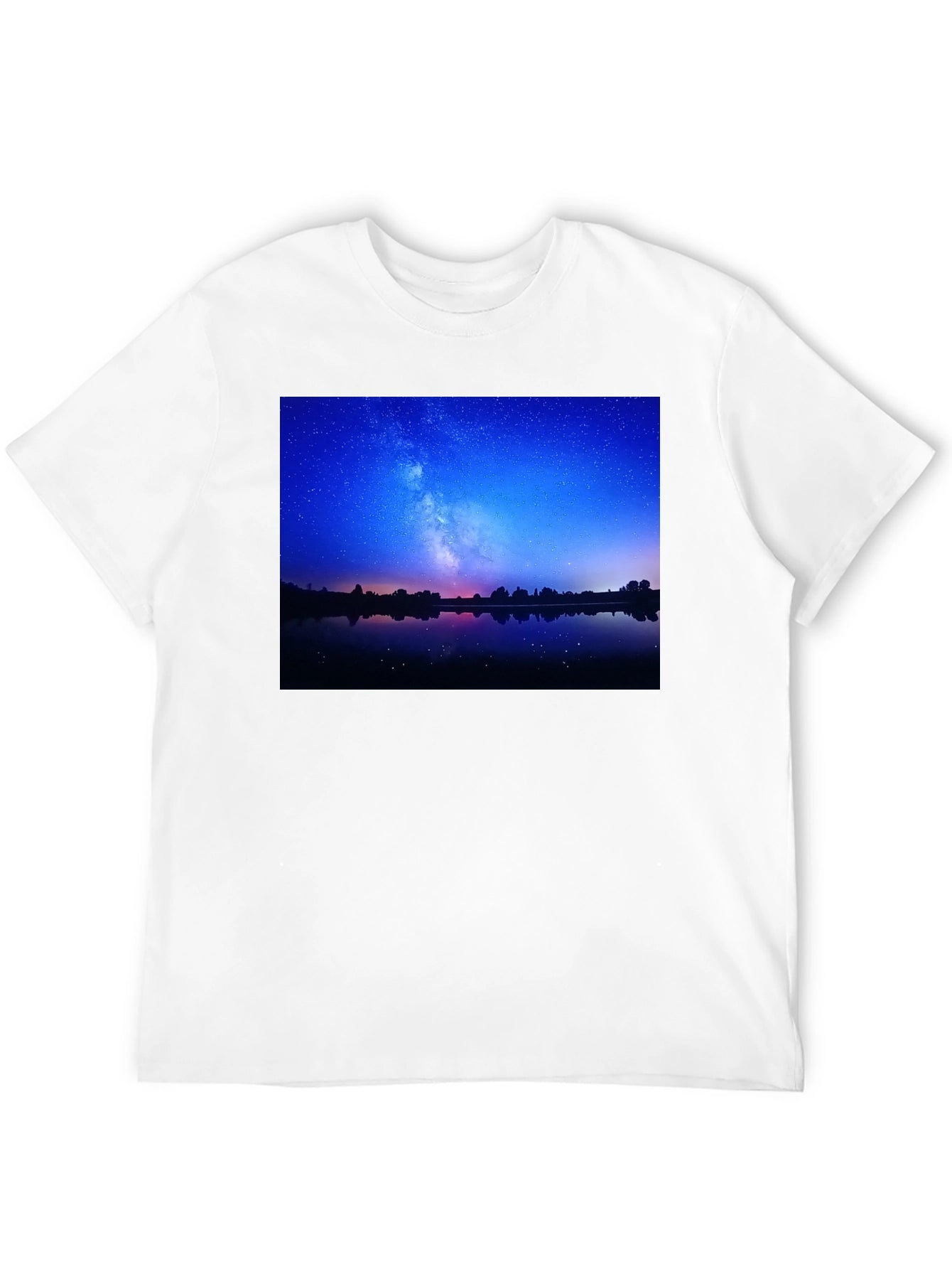 Night Sky Reflection Graphic T-Shirt