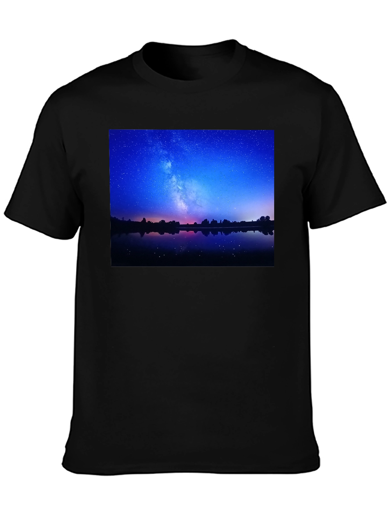 Night Sky Reflection Graphic T-Shirt