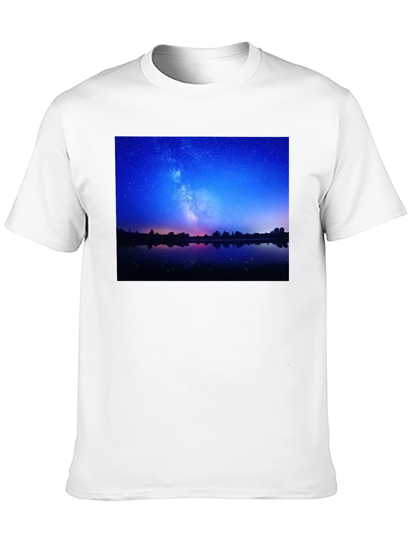 Night Sky Reflection Graphic T-Shirt