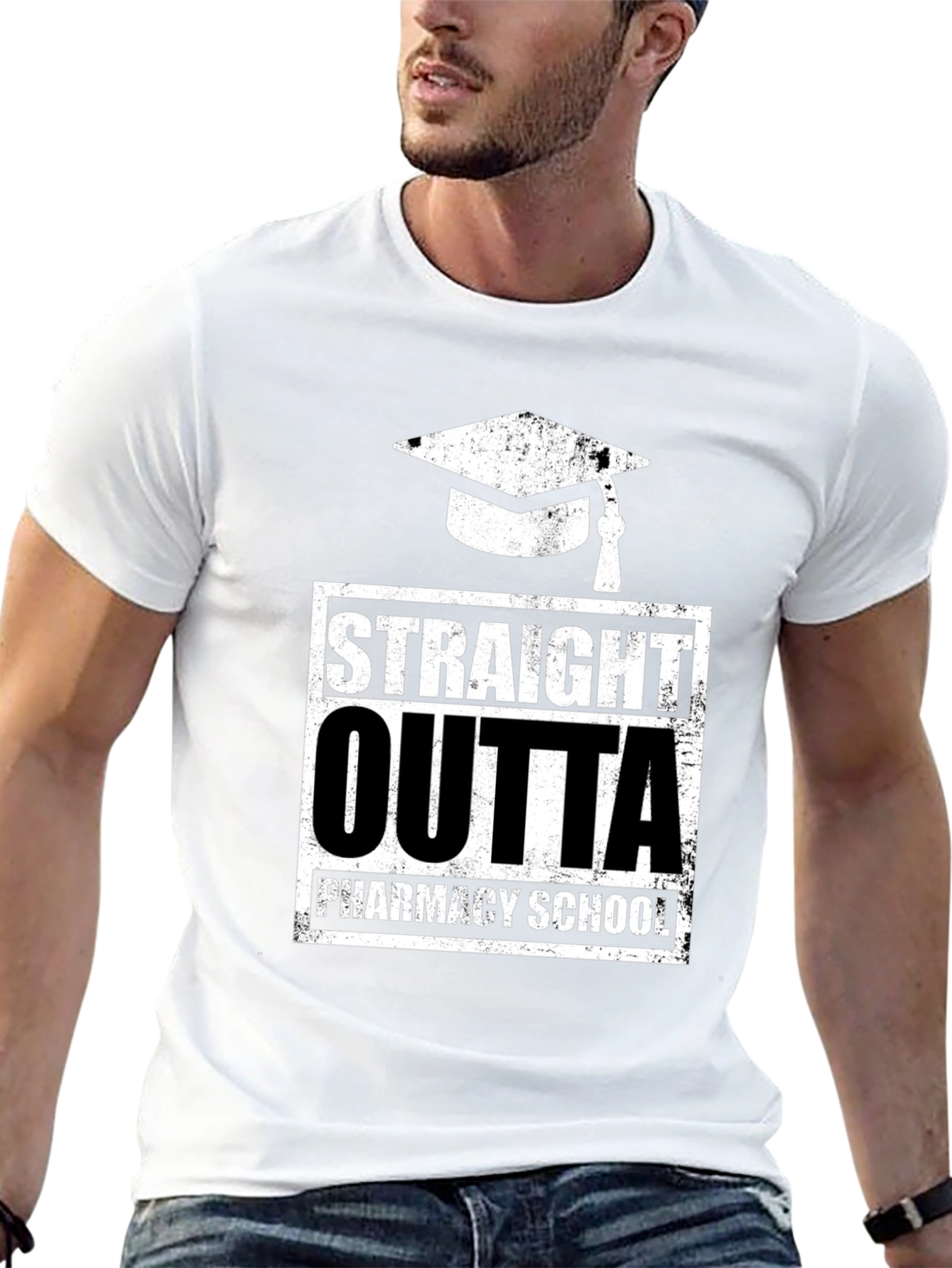 Straight Outta Pharmacy School Graduation T-Shirt