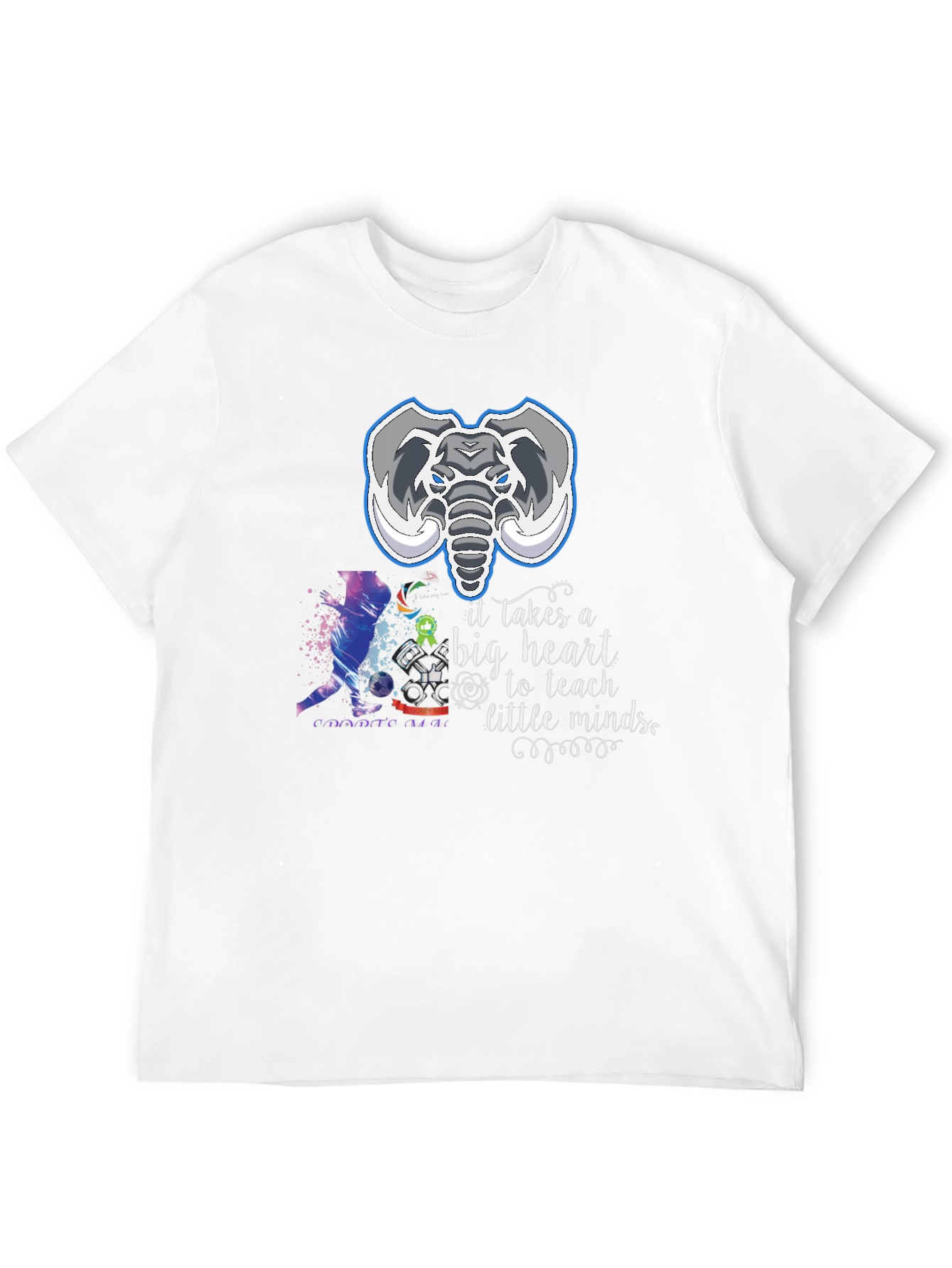 Elephant Teacher Heart T-Shirt