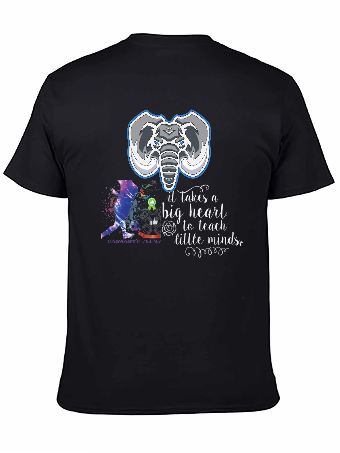 Elephant Teacher Heart T-Shirt
