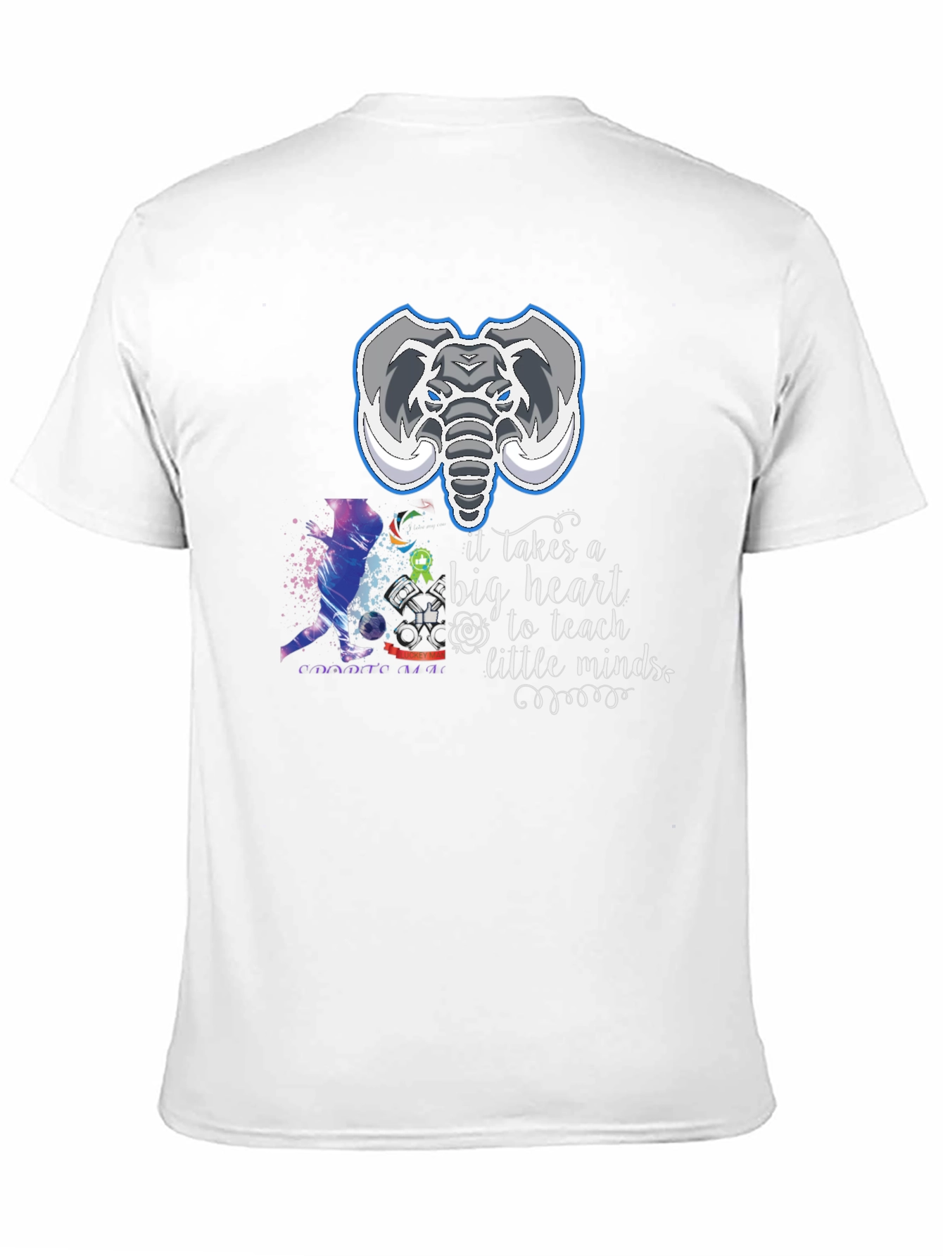 Elephant Teacher Heart T-Shirt