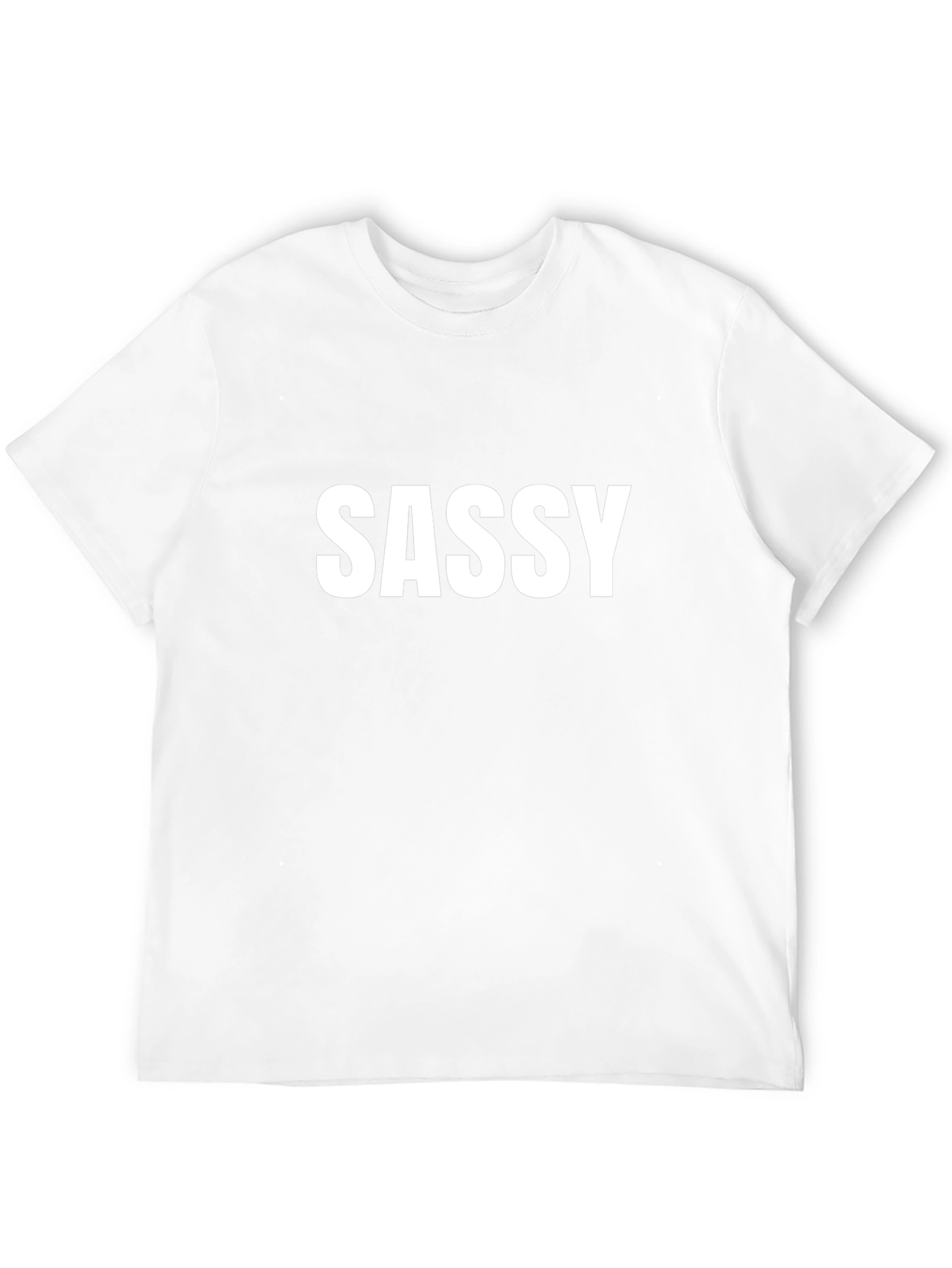 Sassy Graphic Tee - Mens Black T-Shirt