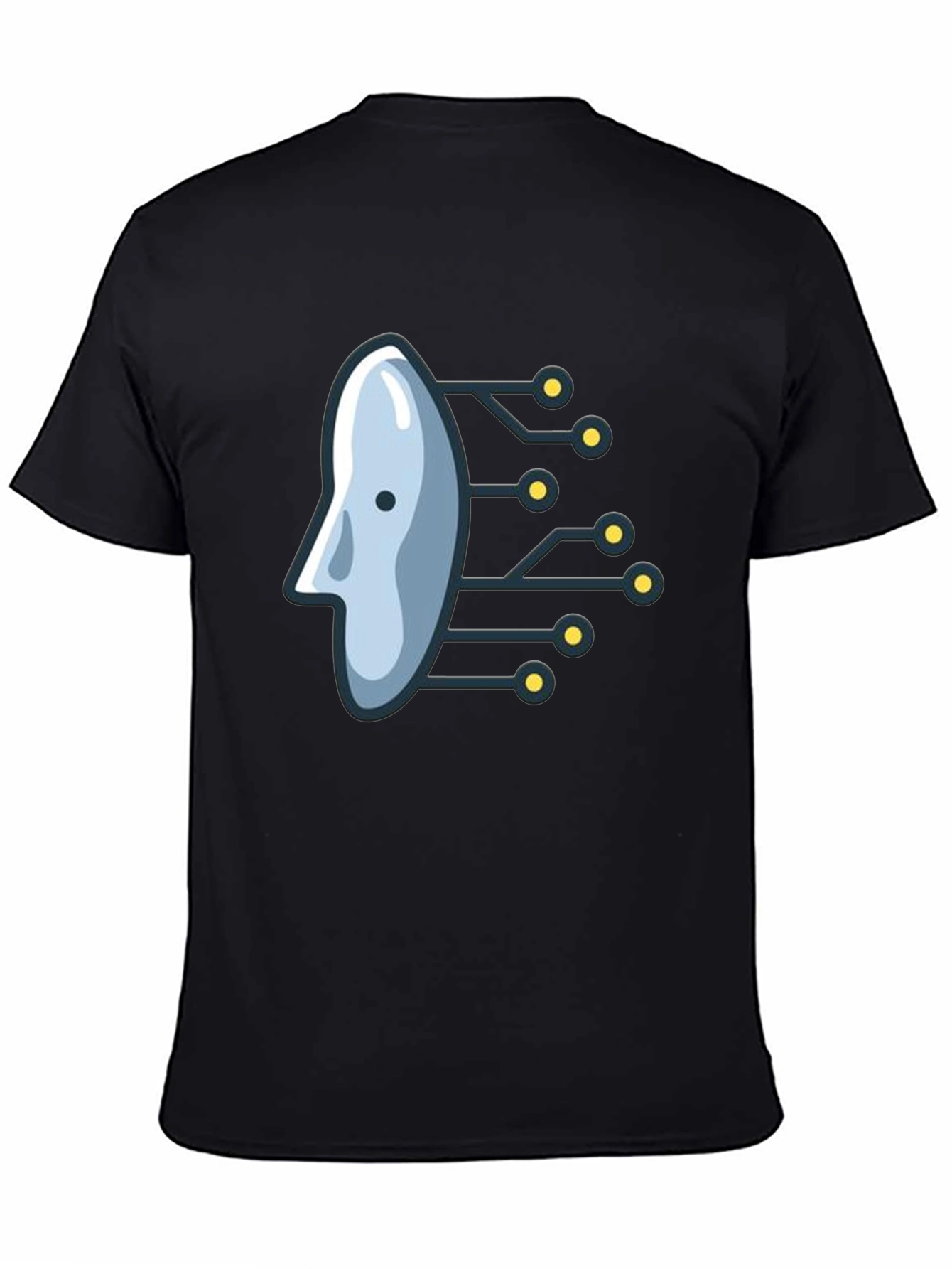 Tech Head Graphic Tee - Modern Style