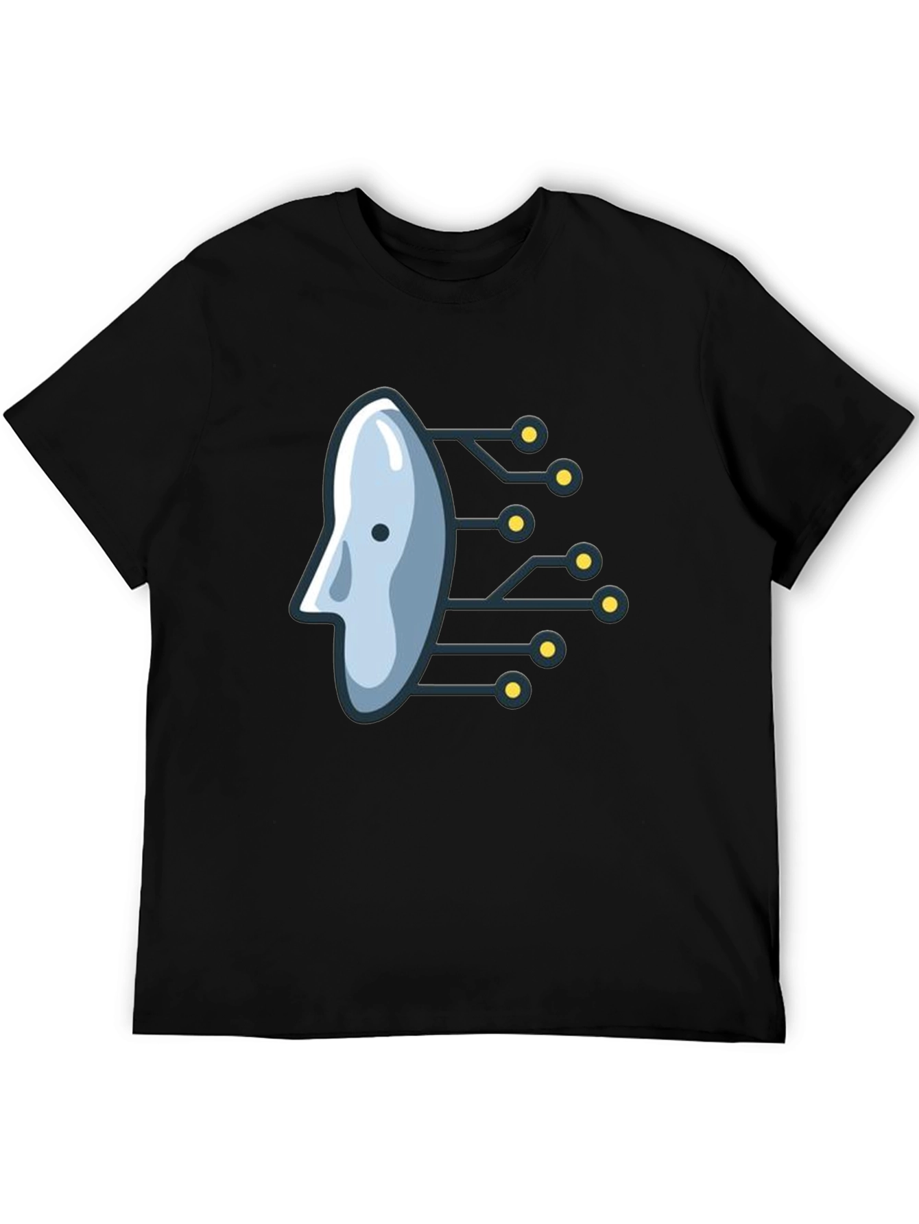 Tech Head Graphic Tee - Modern Style