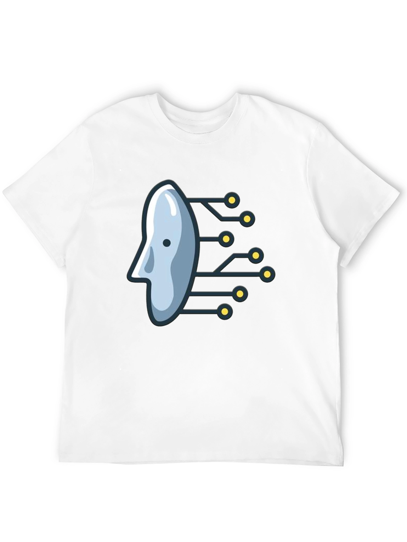 Tech Head Graphic Tee - Modern Style