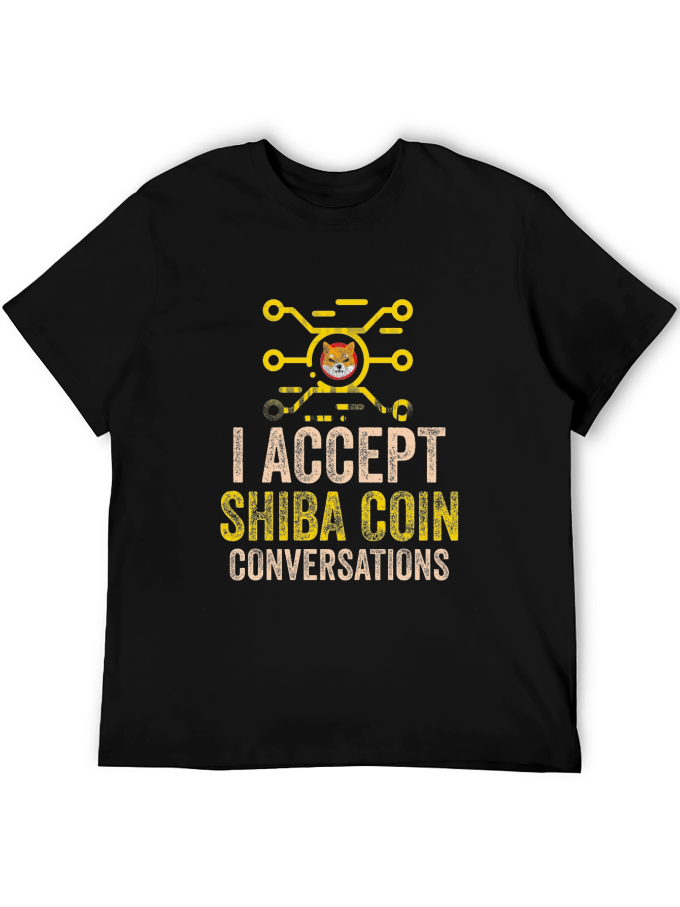 I Accept Shiba Coin Conversations Graphic Tee