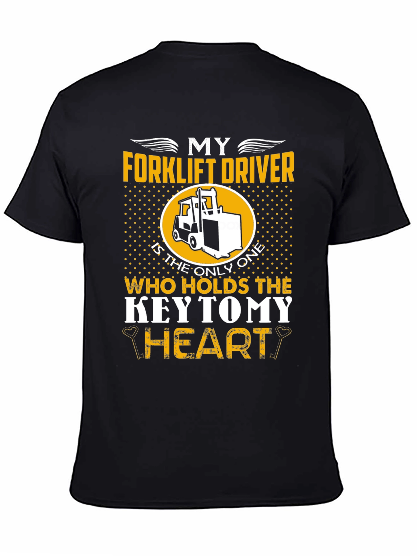 Forklift Driver Heart T-Shirt