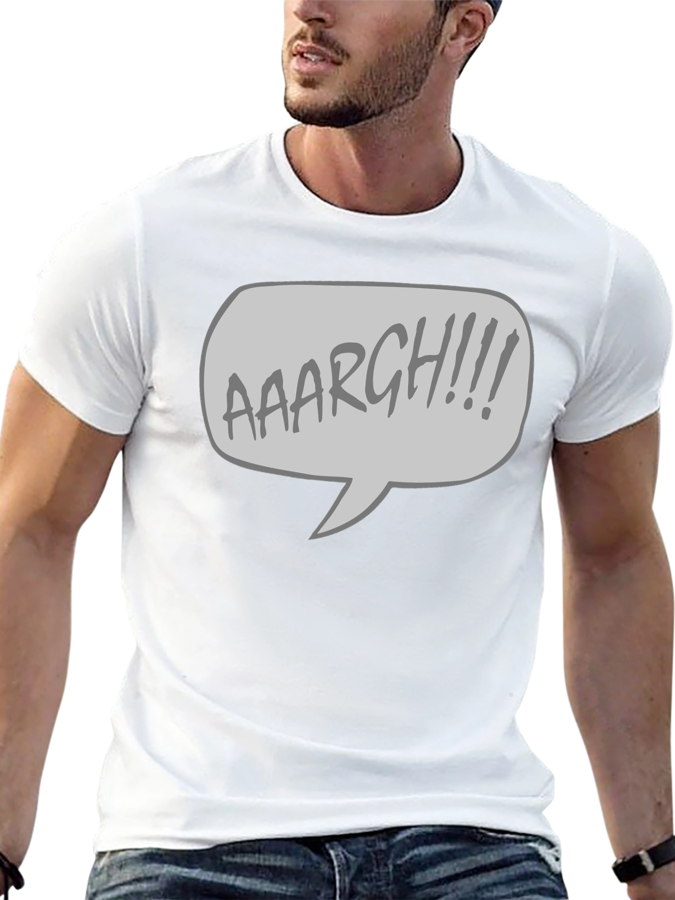 Aaargh T-Shirt - Funny Comic Book Tee