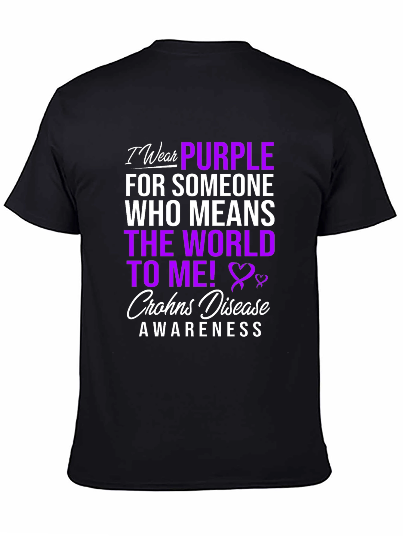 Crohns Disease Awareness T-Shirt - Wear Purple