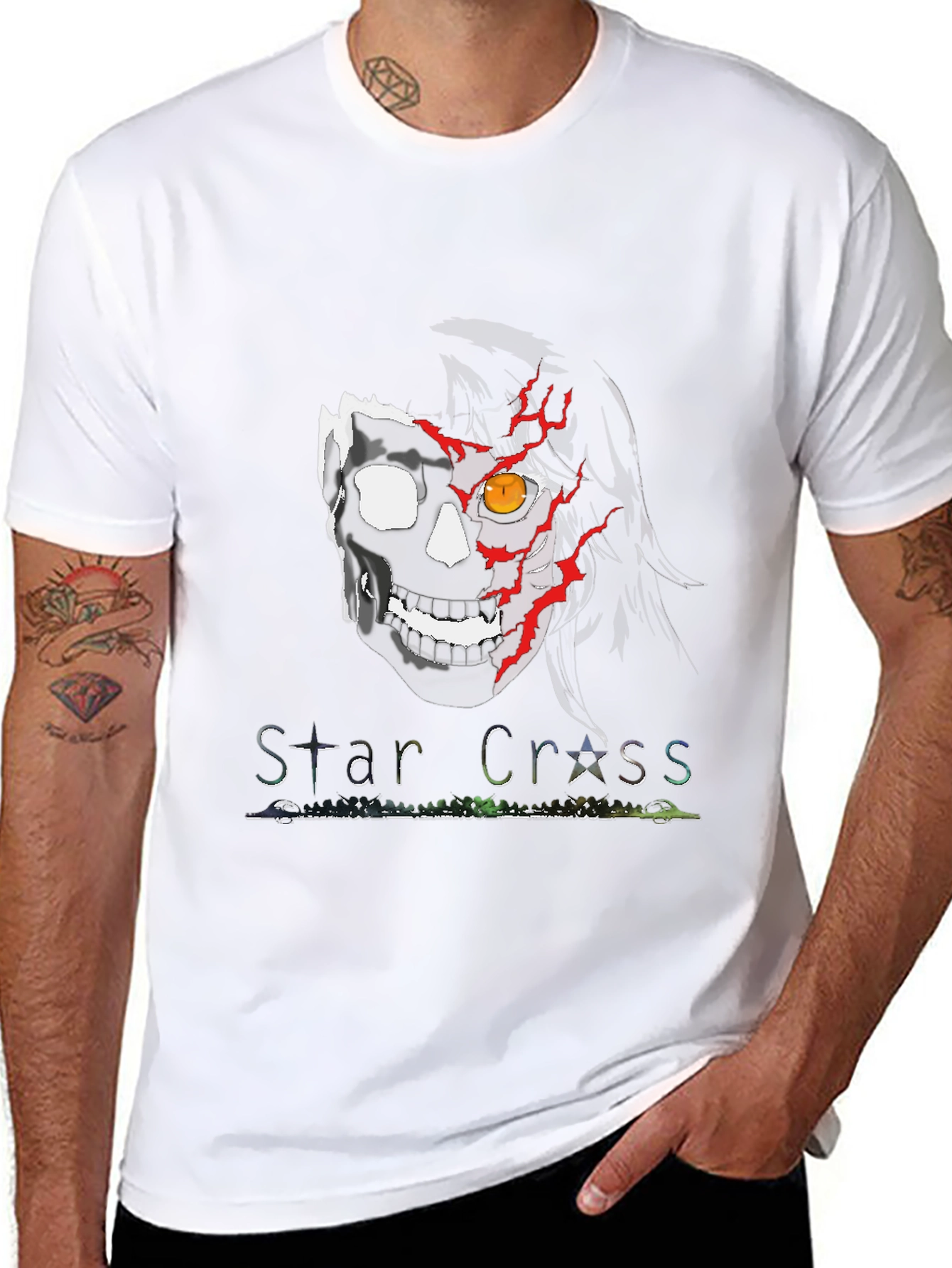 Star Cross Graphic T-Shirt