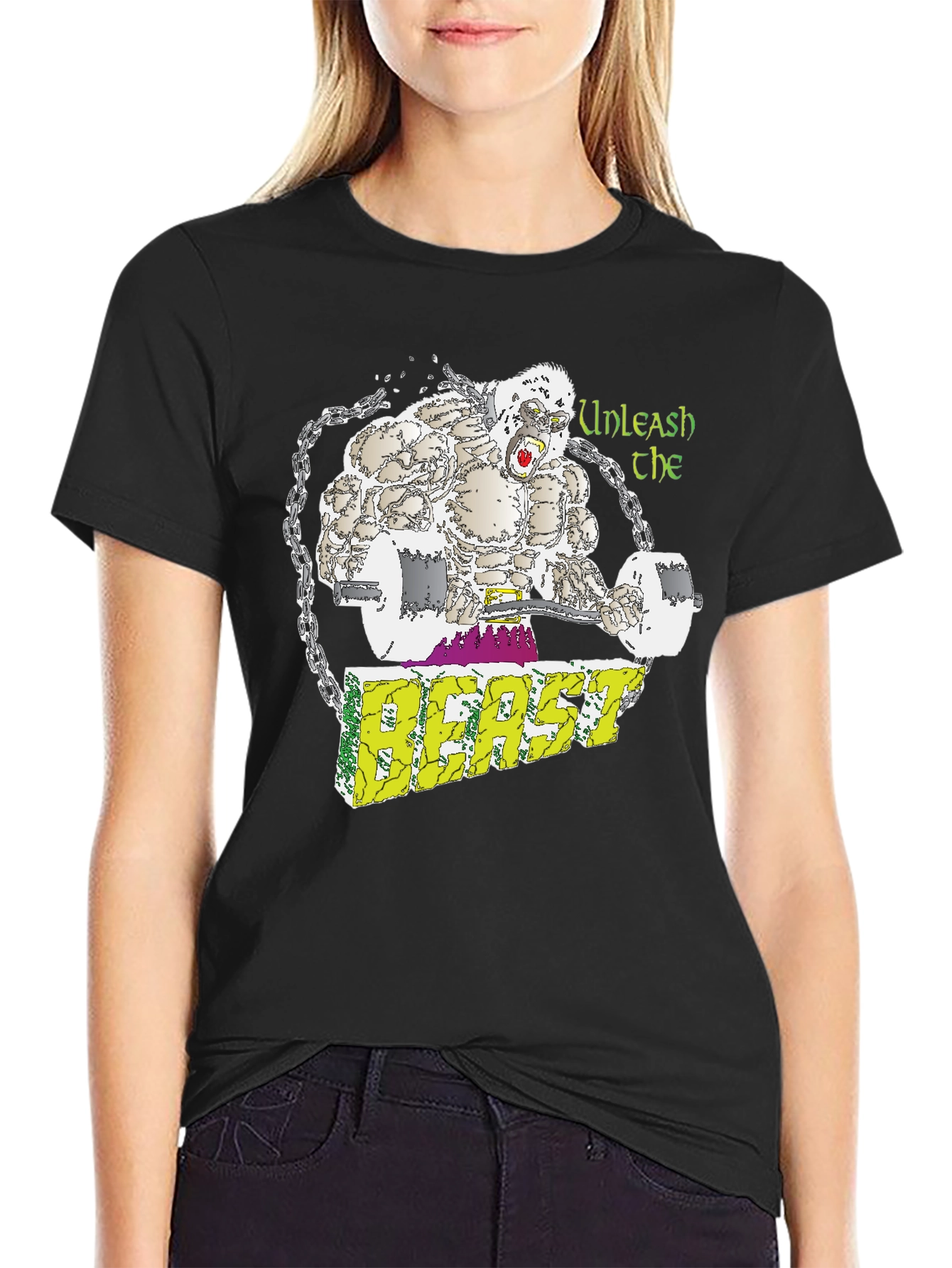 Unleash the Beast Graphic Tee - Gym Gorilla