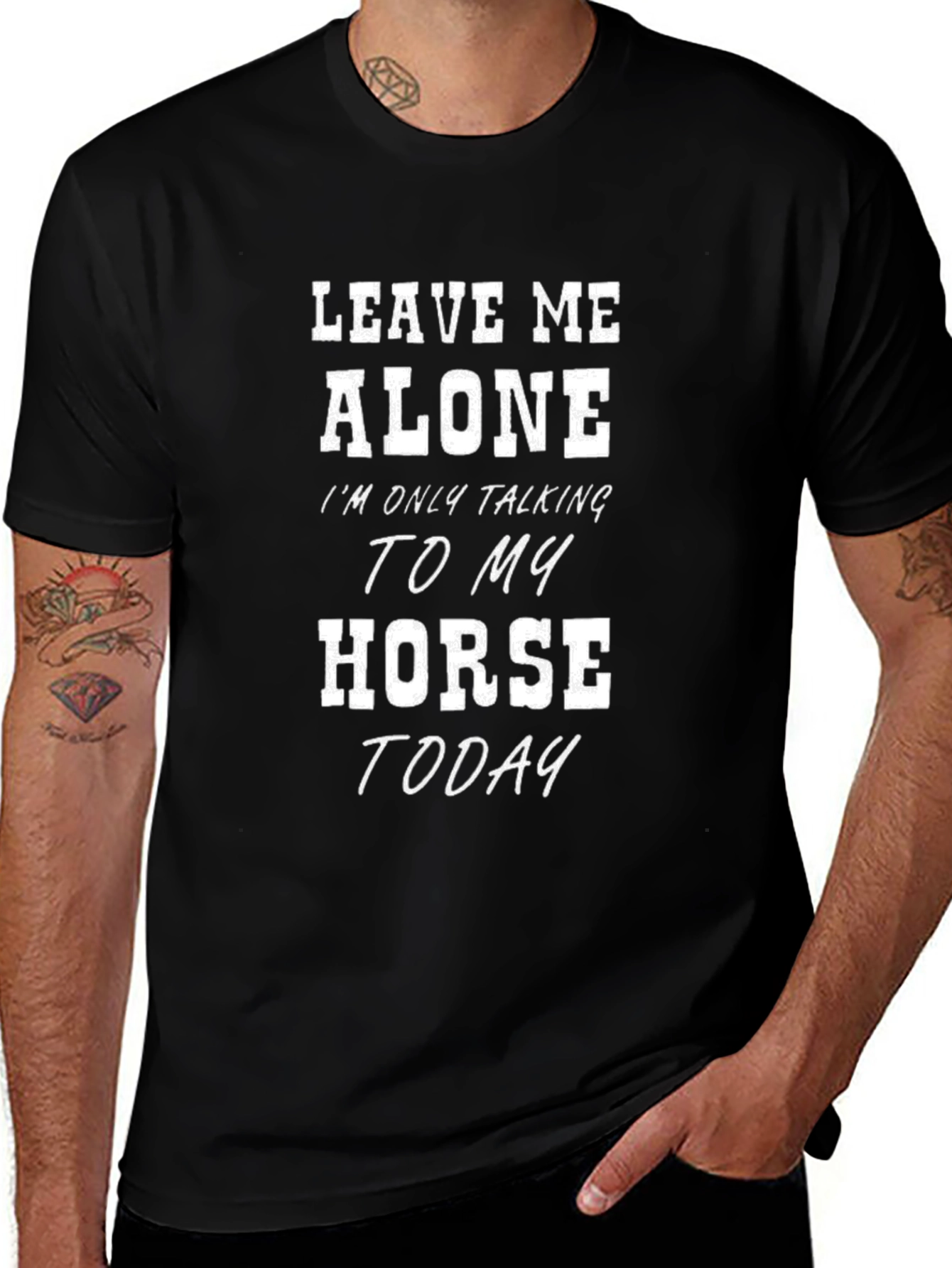 Leave Me Alone Horse T-Shirt