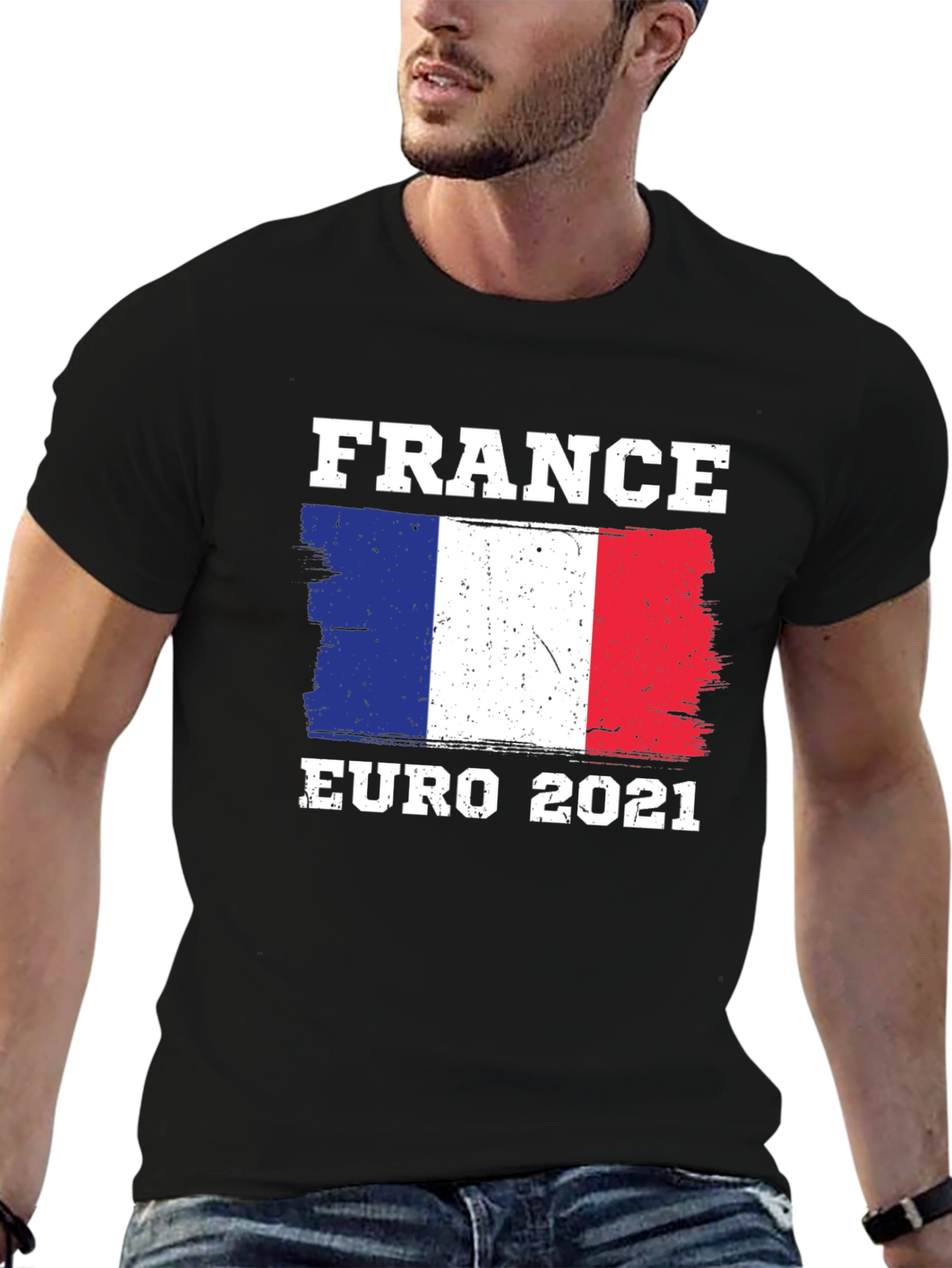 France Euro 2021 T-Shirt - Black