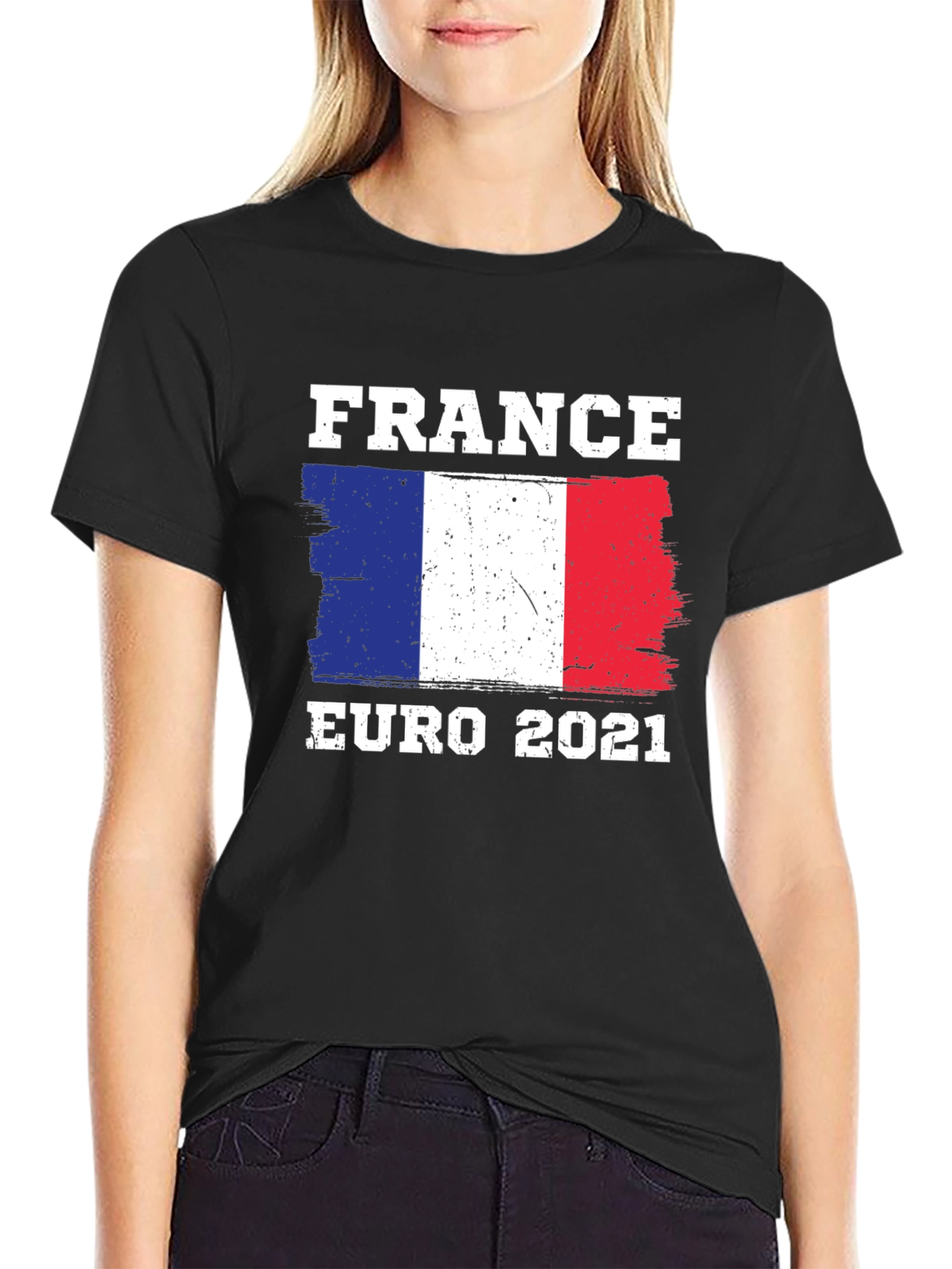 France Euro 2021 T-Shirt - Black
