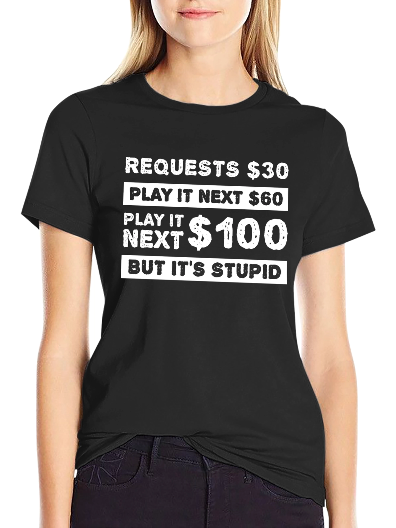 Requests $30 Play It Next T-Shirt