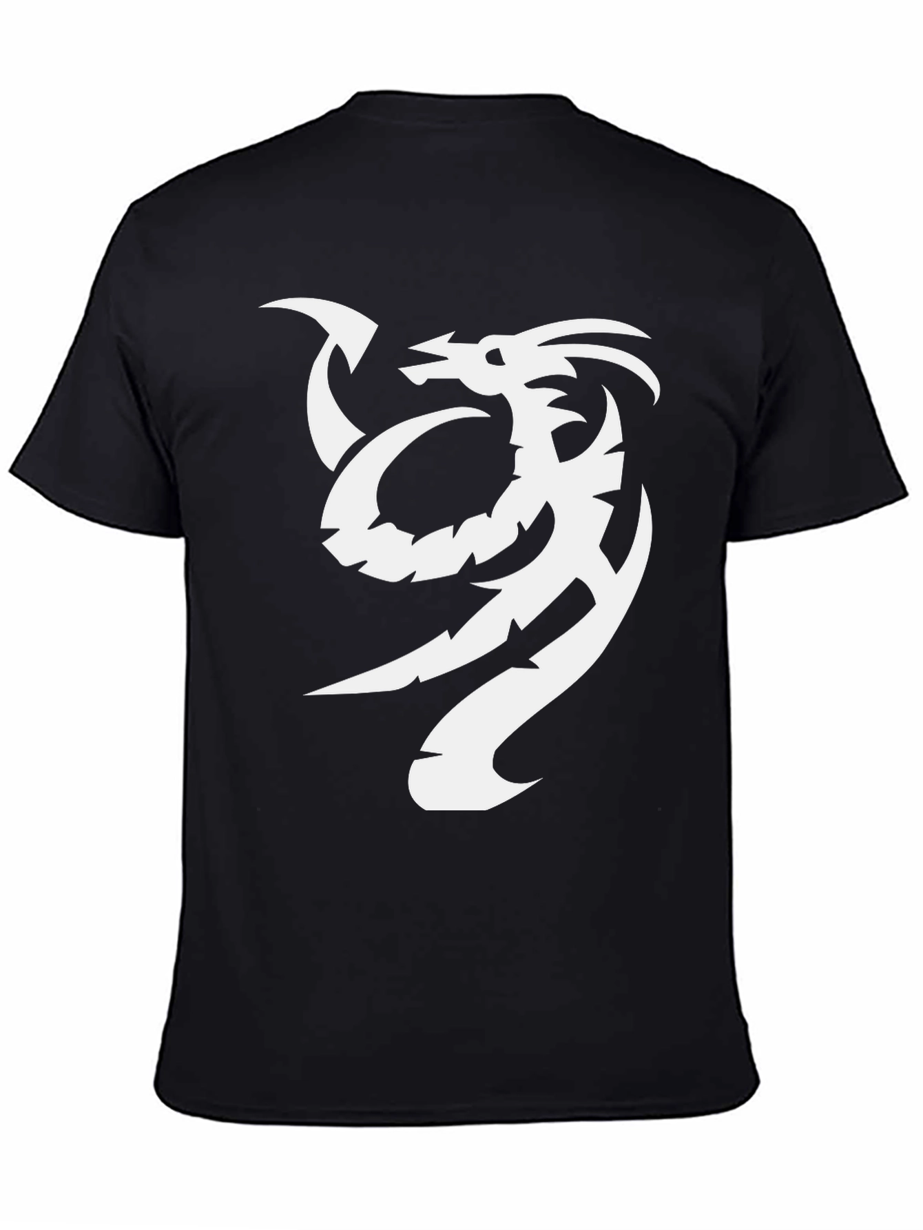 Dragon Graphic Black Tee - Stylish and Bold