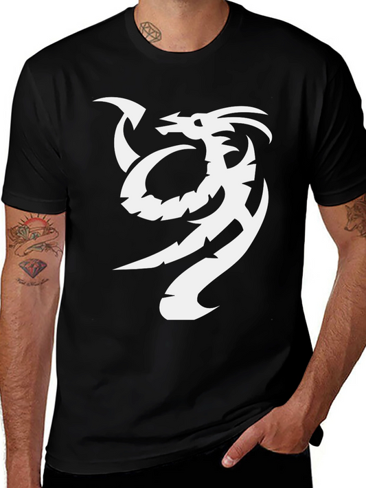 Dragon Graphic Black Tee - Stylish and Bold