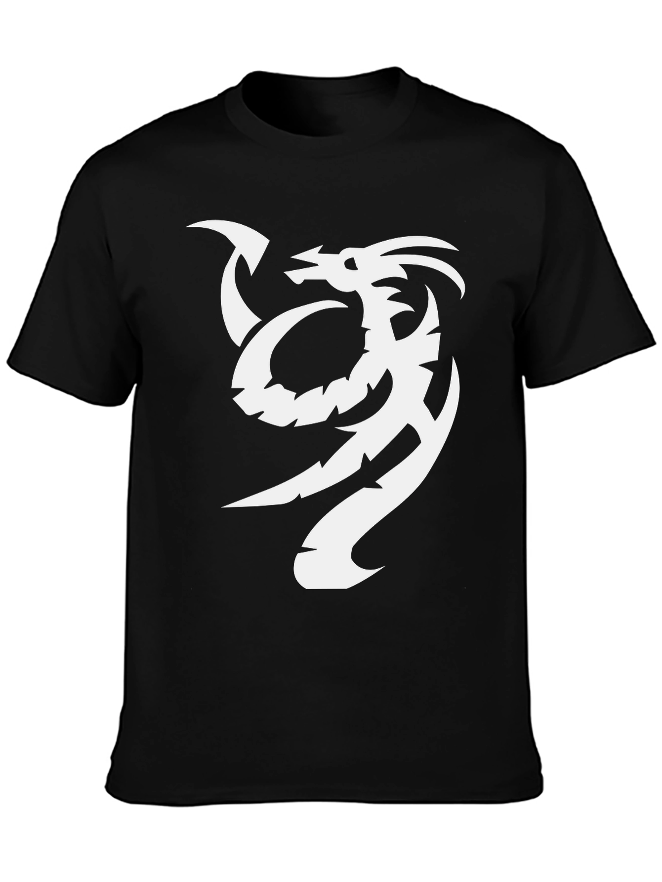 Dragon Graphic Black Tee - Stylish and Bold