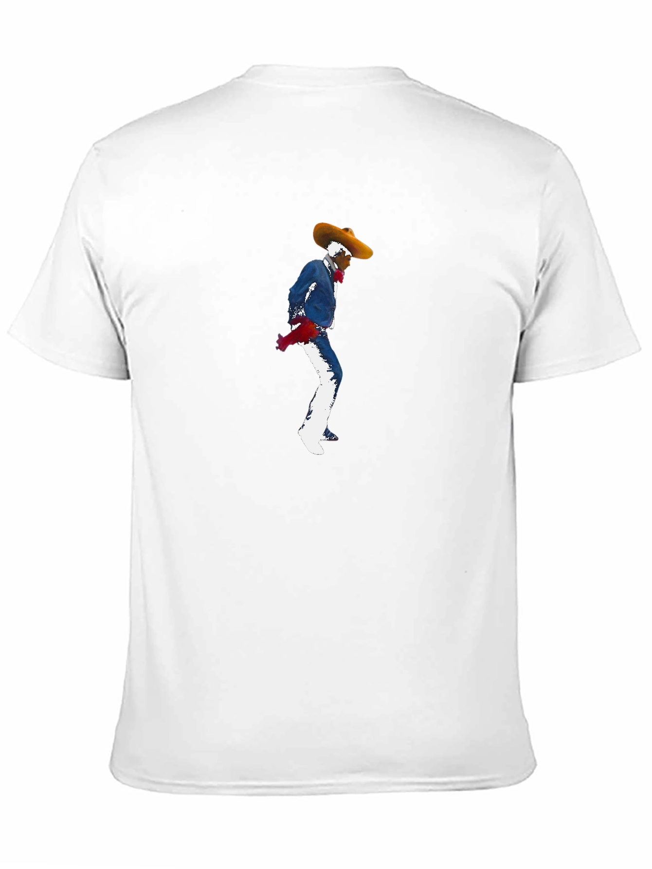 Stylish Black Tee with Charro Graphic