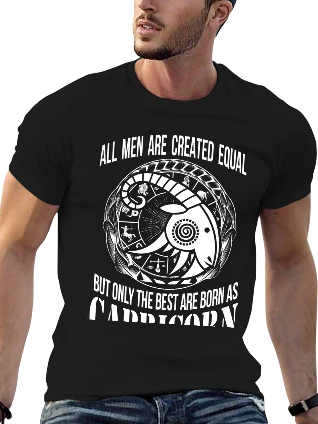 Capricorn Zodiac Sign Graphic T-Shirt