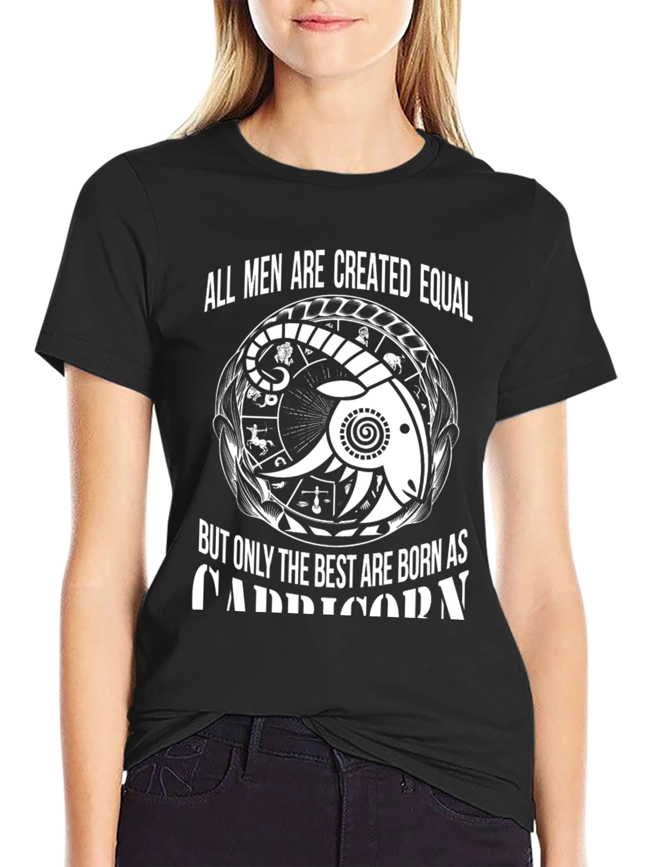 Capricorn Zodiac Sign Graphic T-Shirt