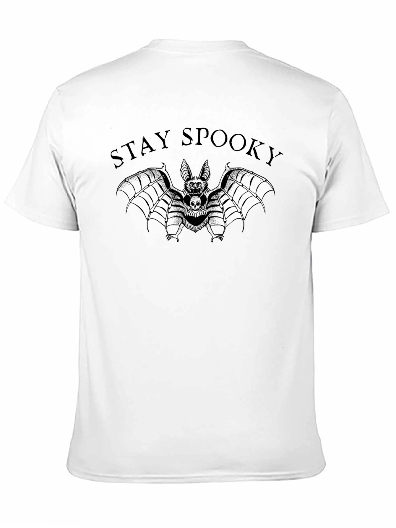 Stay Spooky Bat Graphic Tee - Halloween Style