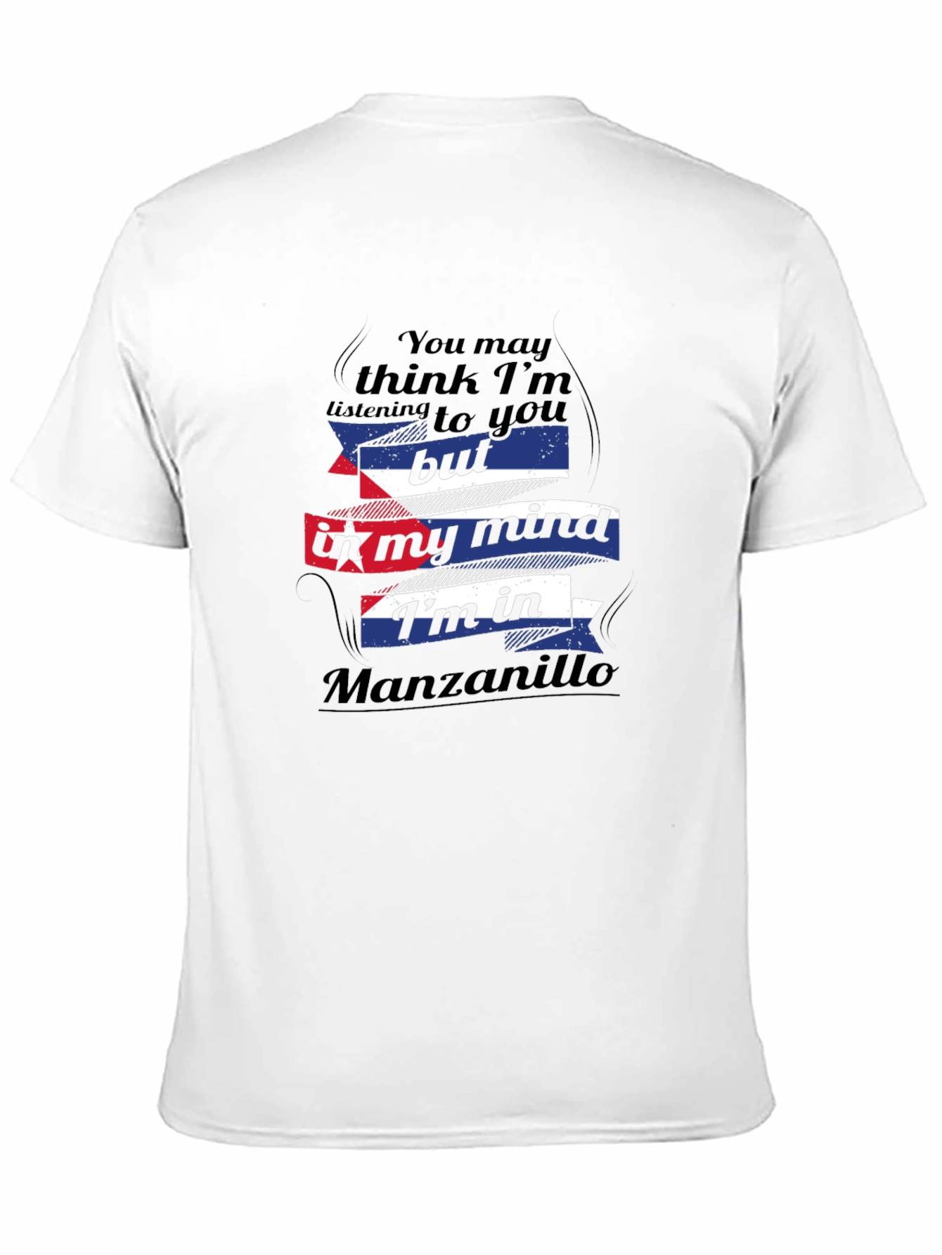 Manzanillo Mind T-Shirt - Cuba Flag