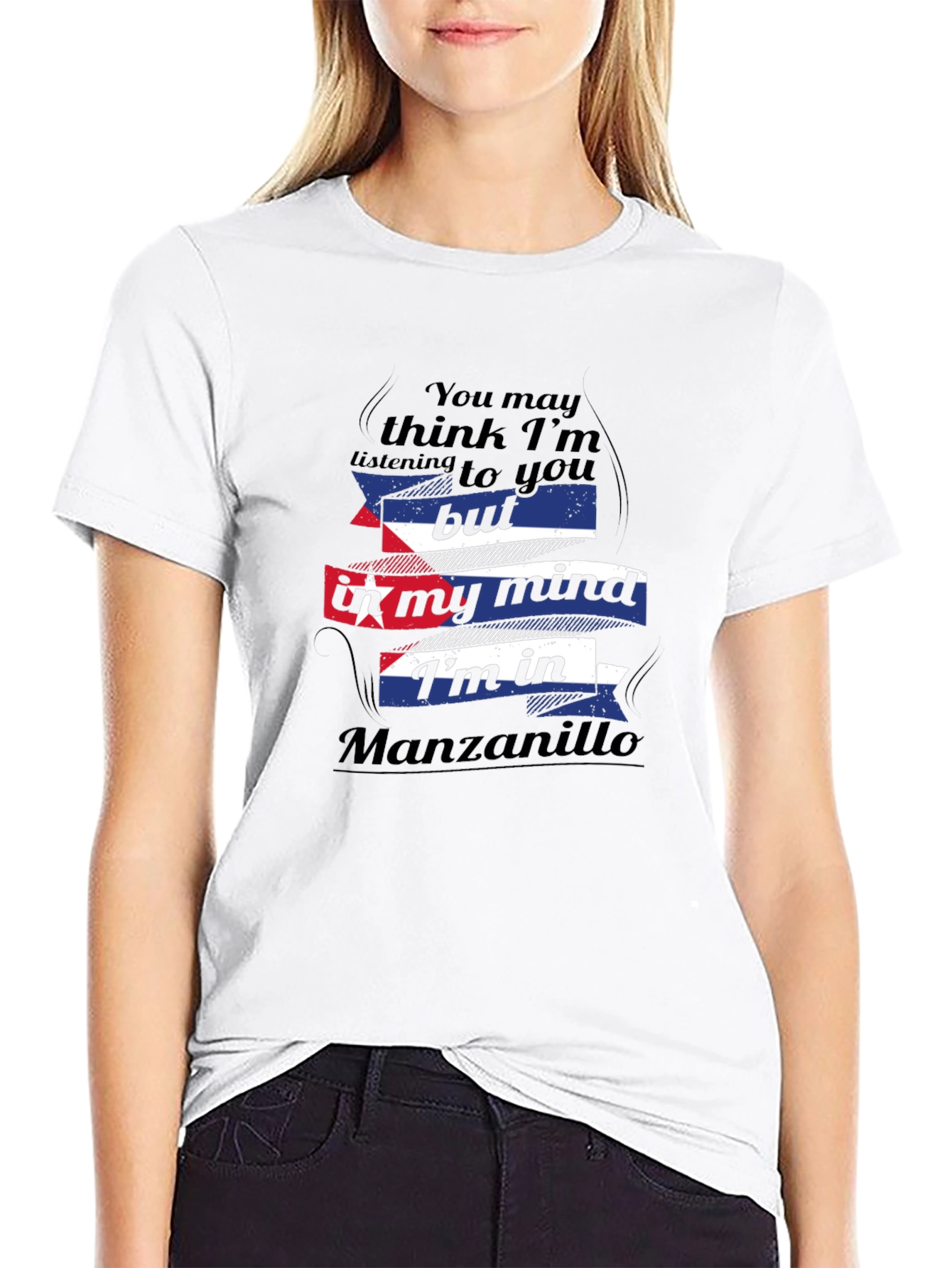 Manzanillo Mind T-Shirt - Cuba Flag